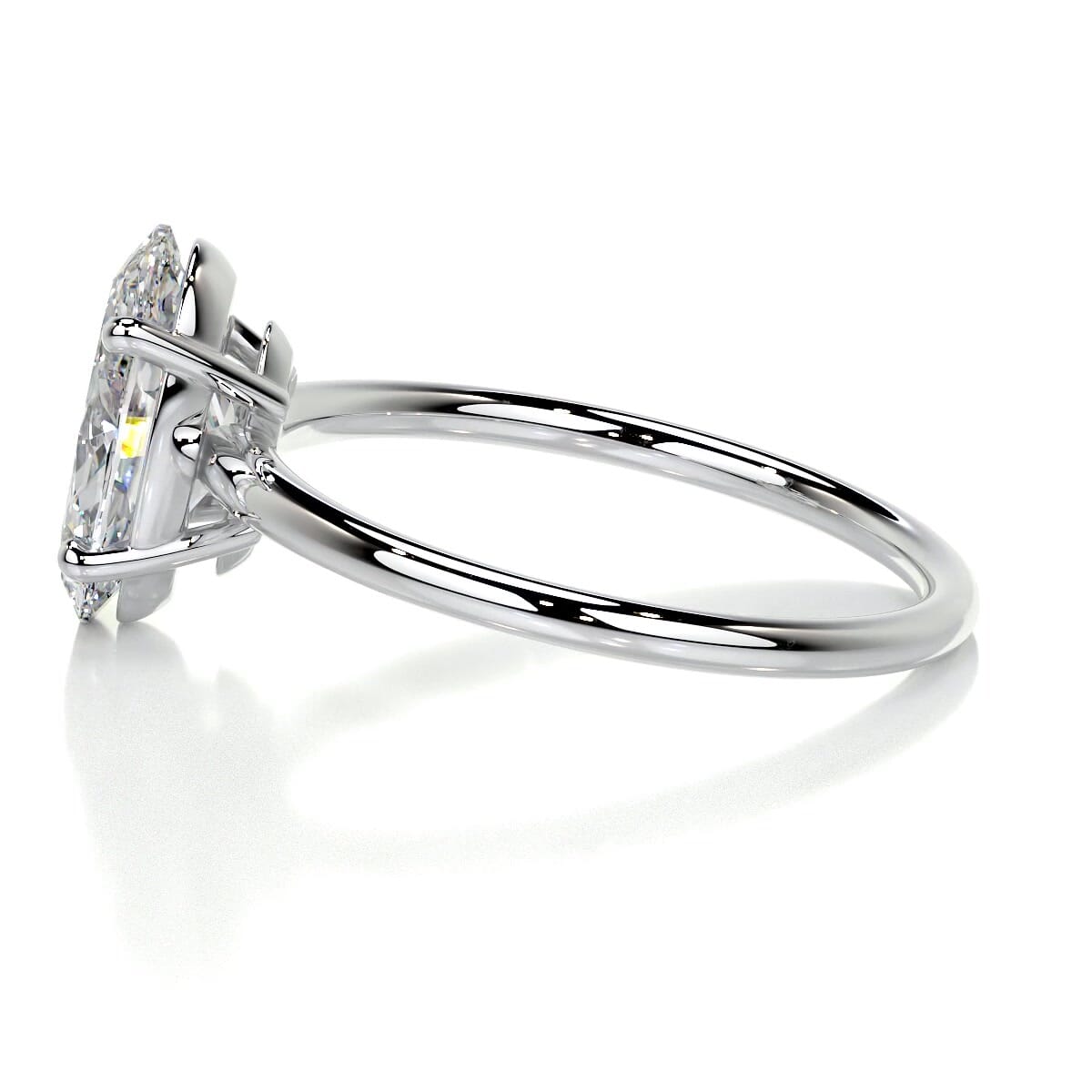 Adaline Lab Grown Diamond Ring -14K White Gold (RTS)