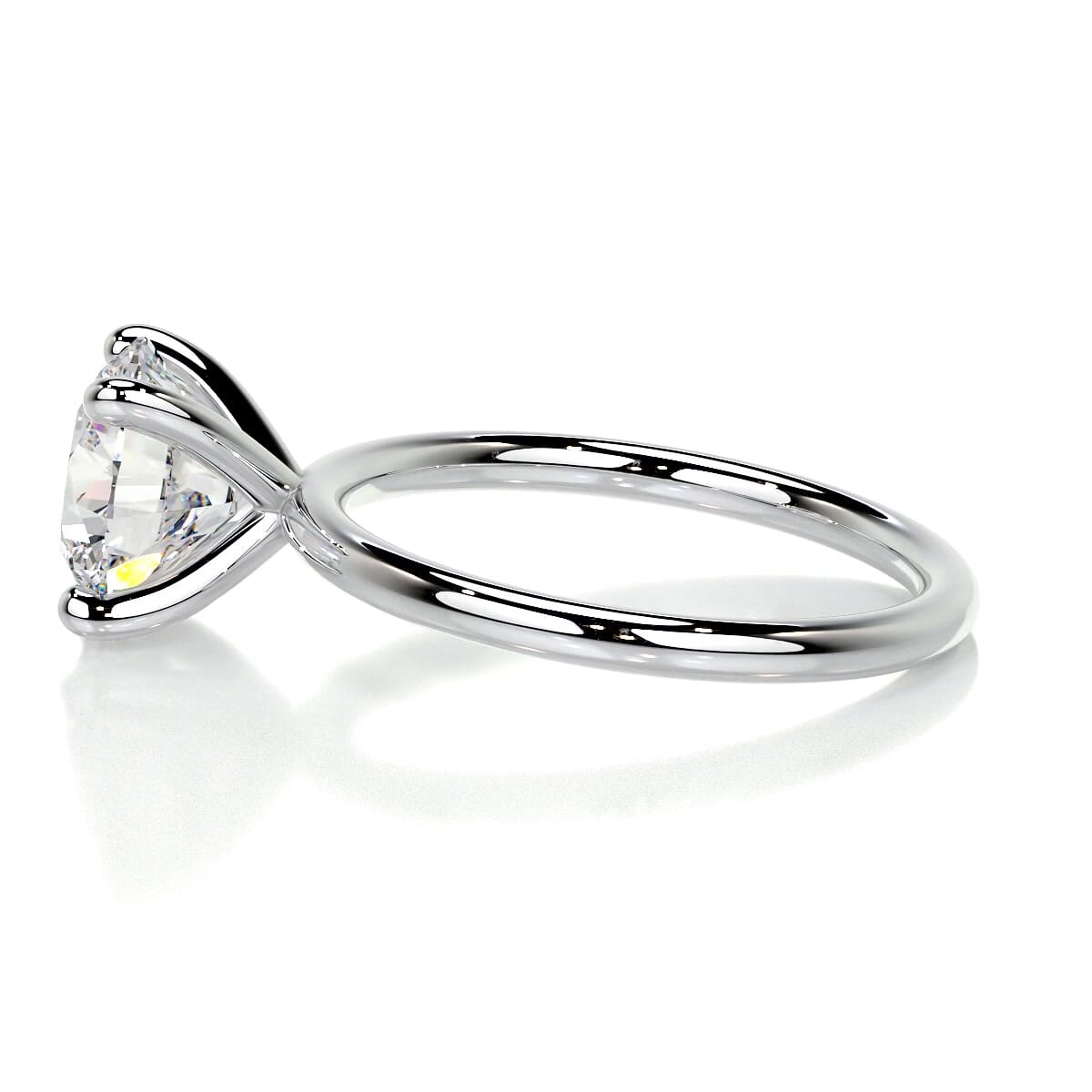 Eloise Moissanite Ring -14K White Gold (RTS)