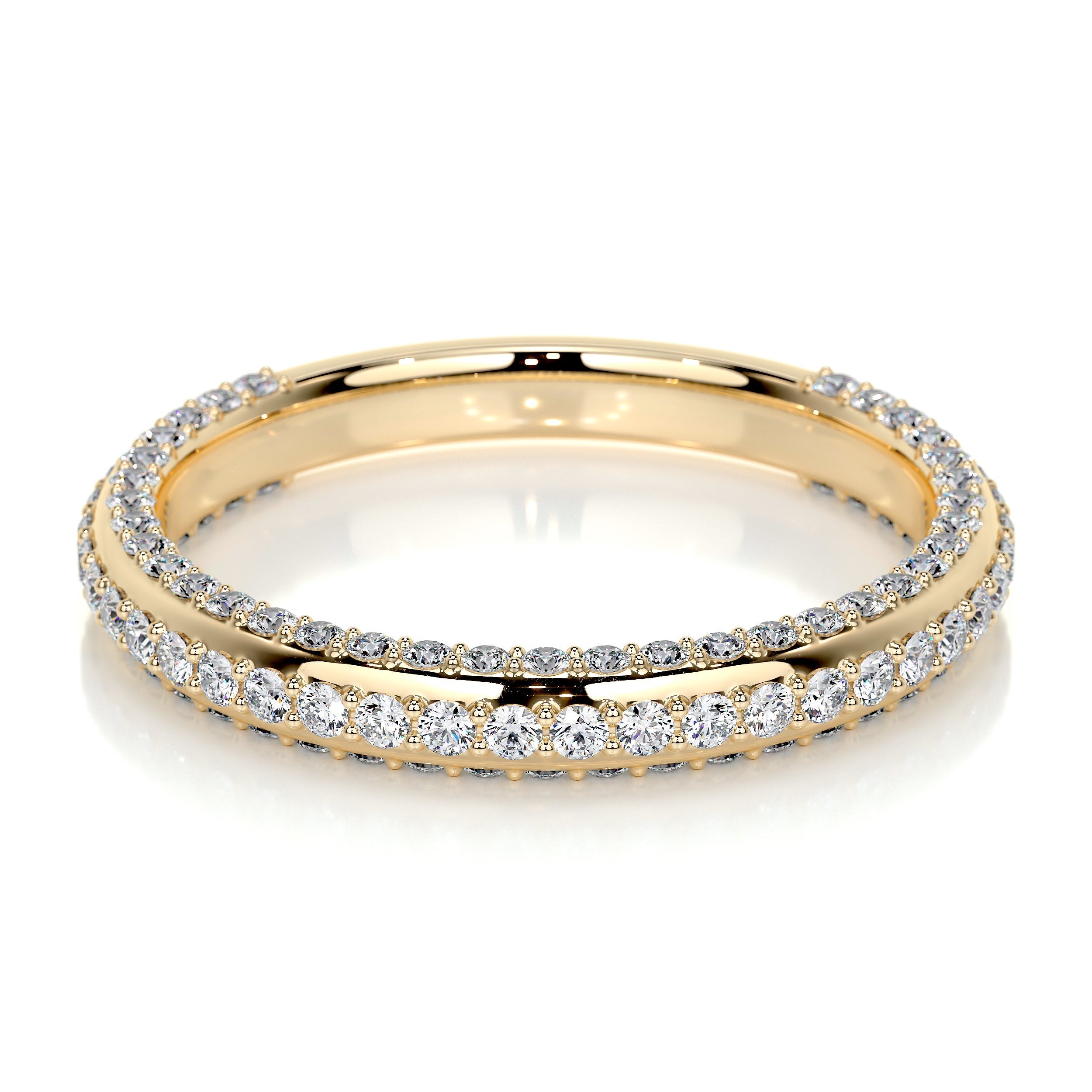 Anastasia Lab Grown Diamond Wedding Ring   (0.75 Carat) -18K Yellow Gold (RTS)