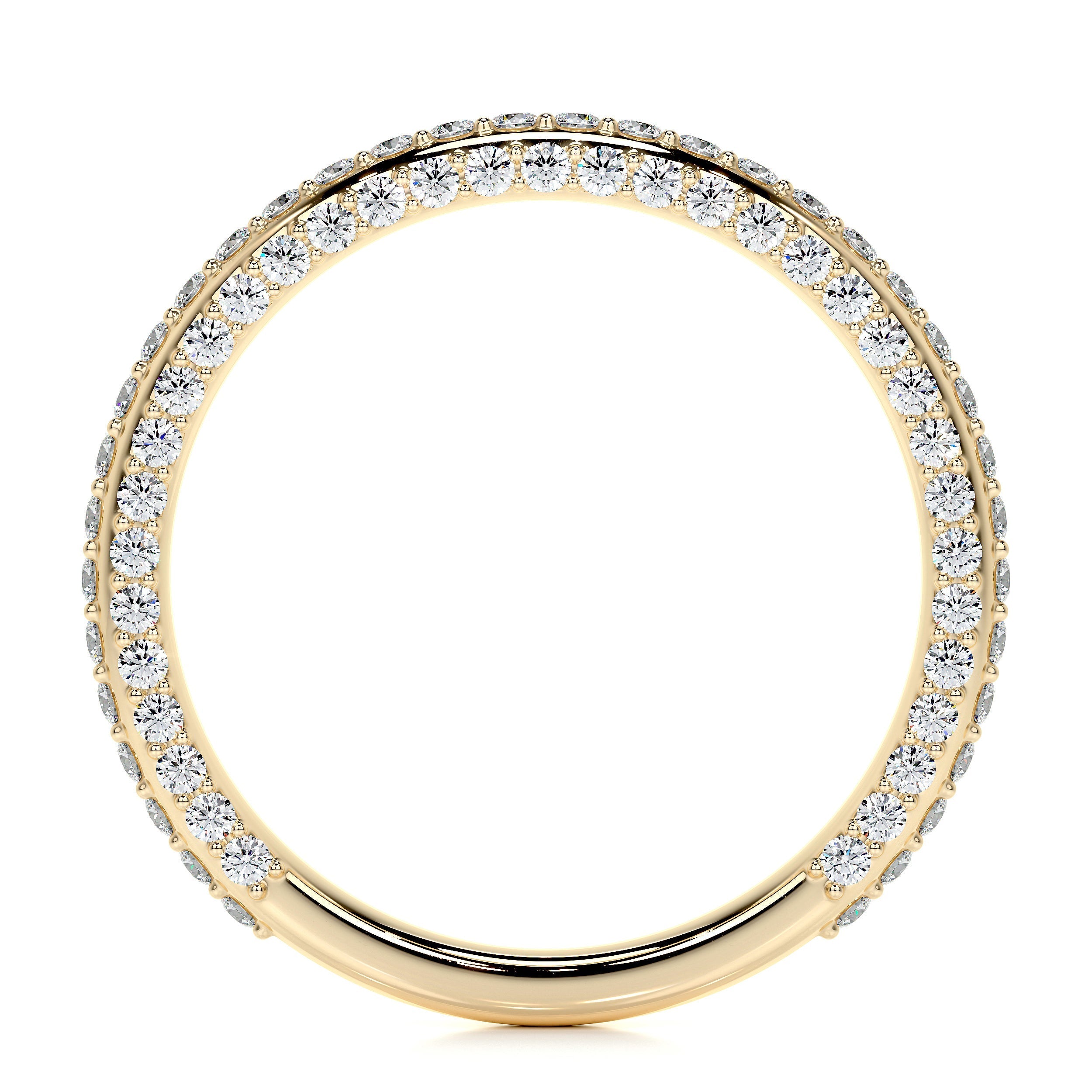 Anastasia Lab Grown Diamond Wedding Ring   (0.75 Carat) -18K Yellow Gold (RTS)