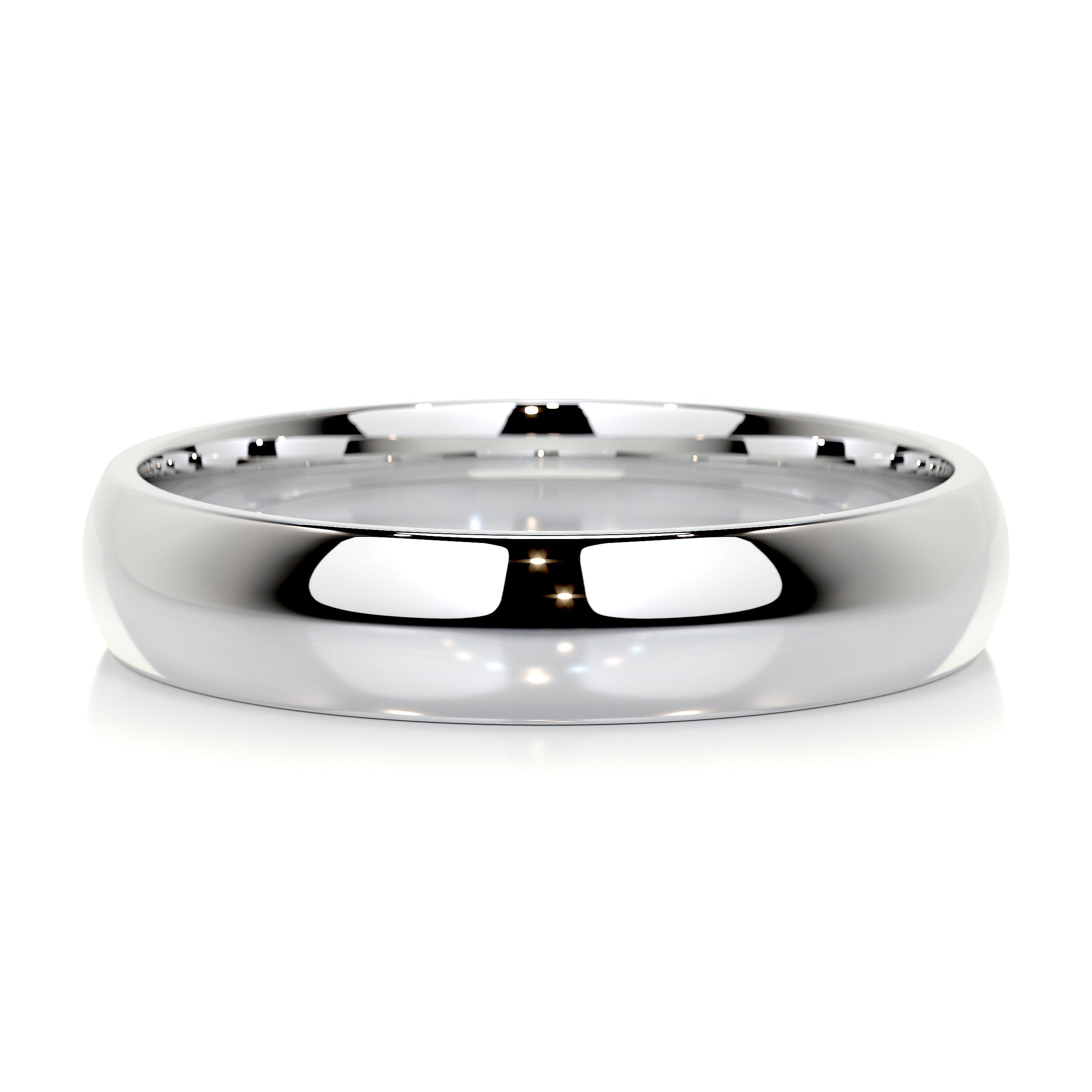 Tatiana Wedding Band -14K White Gold (RTS)