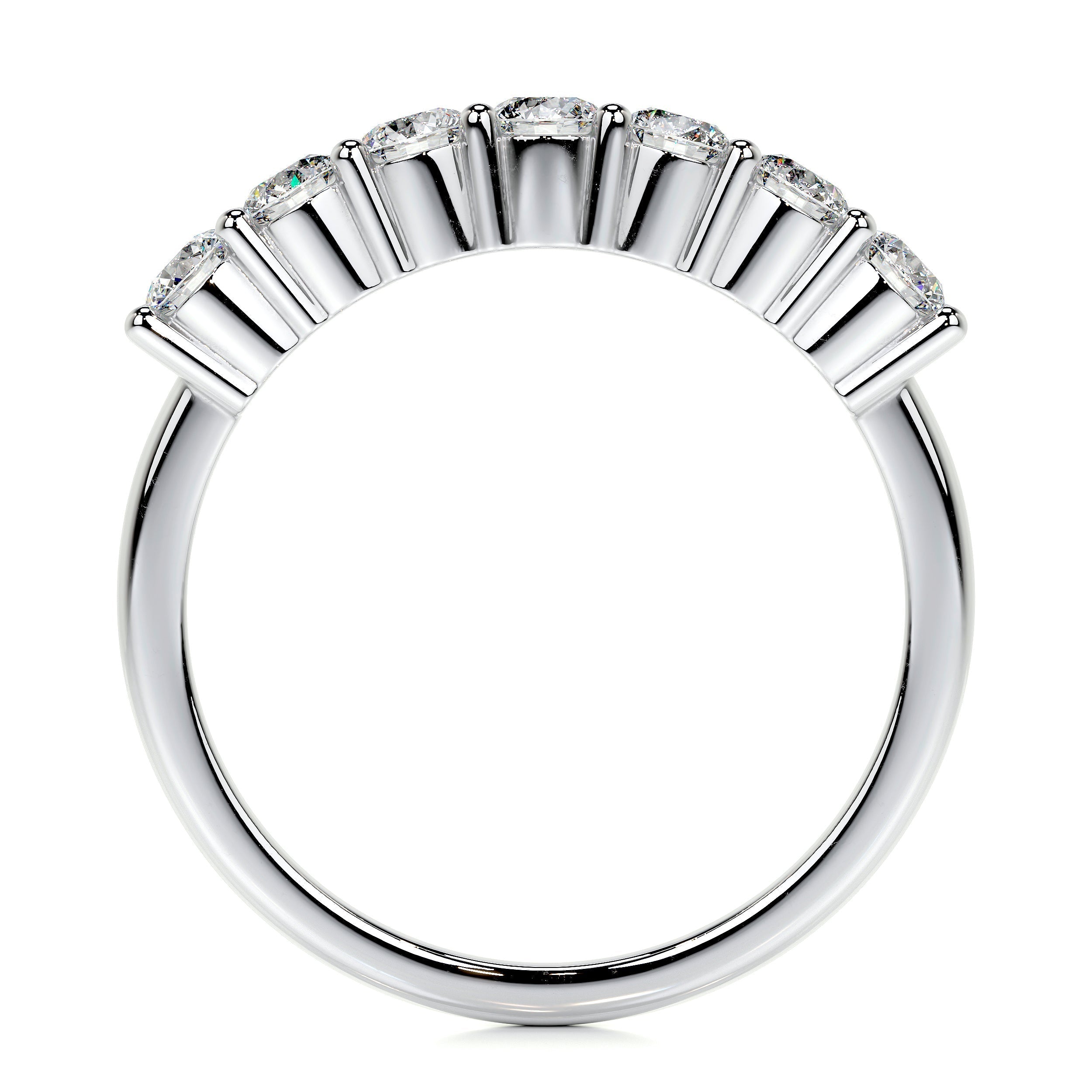 Catherine Lab Grown Diamond Wedding Ring   (0.8 Carat) -14K White Gold (RTS)