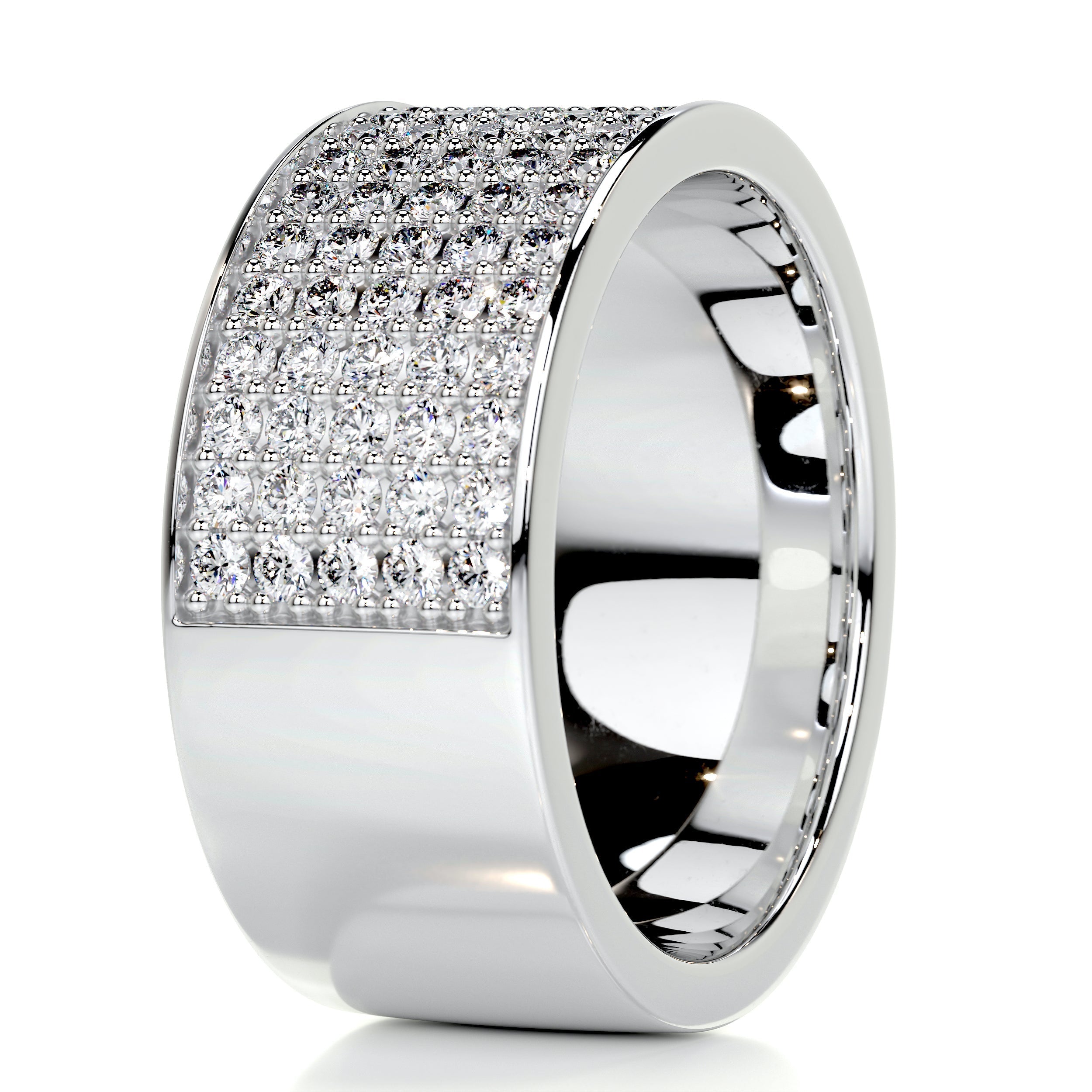 June Diamond Wedding Ring   (1 Carat) -14K White Gold (RTS)