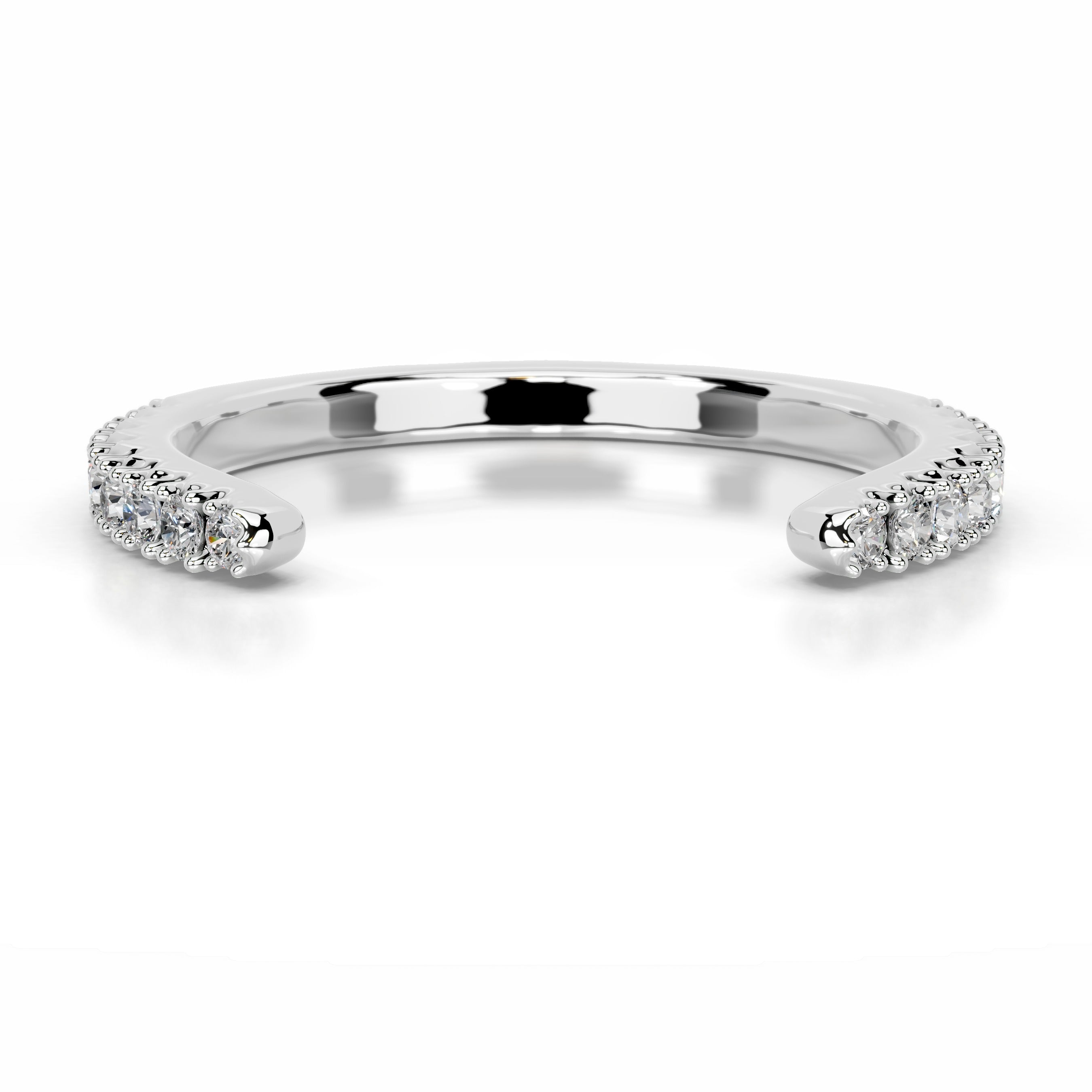 Himari Diamond Wedding band - 14K White Gold (RTS)