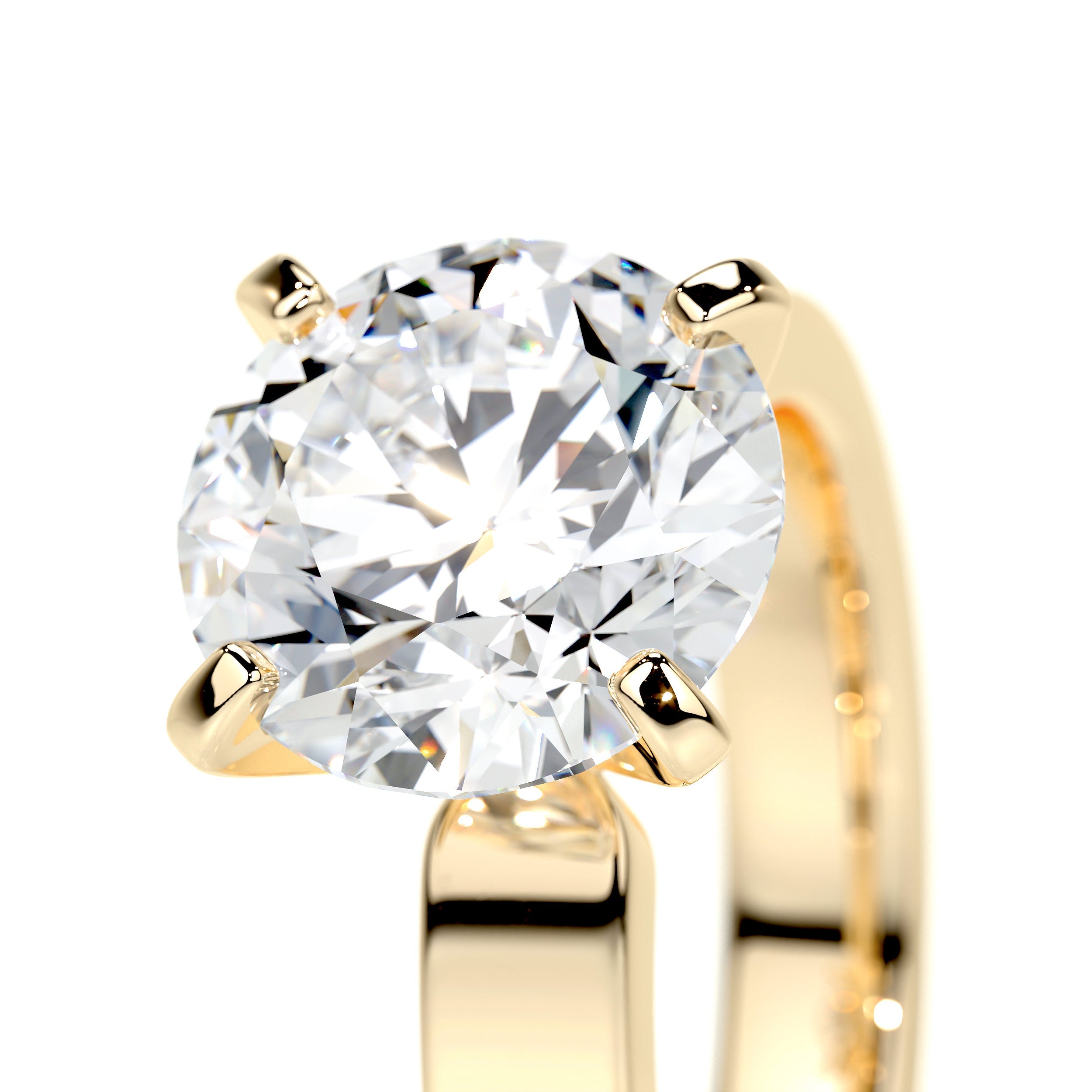Kaia Lab Grown Diamond Ring -18K Yellow Gold (RTS)