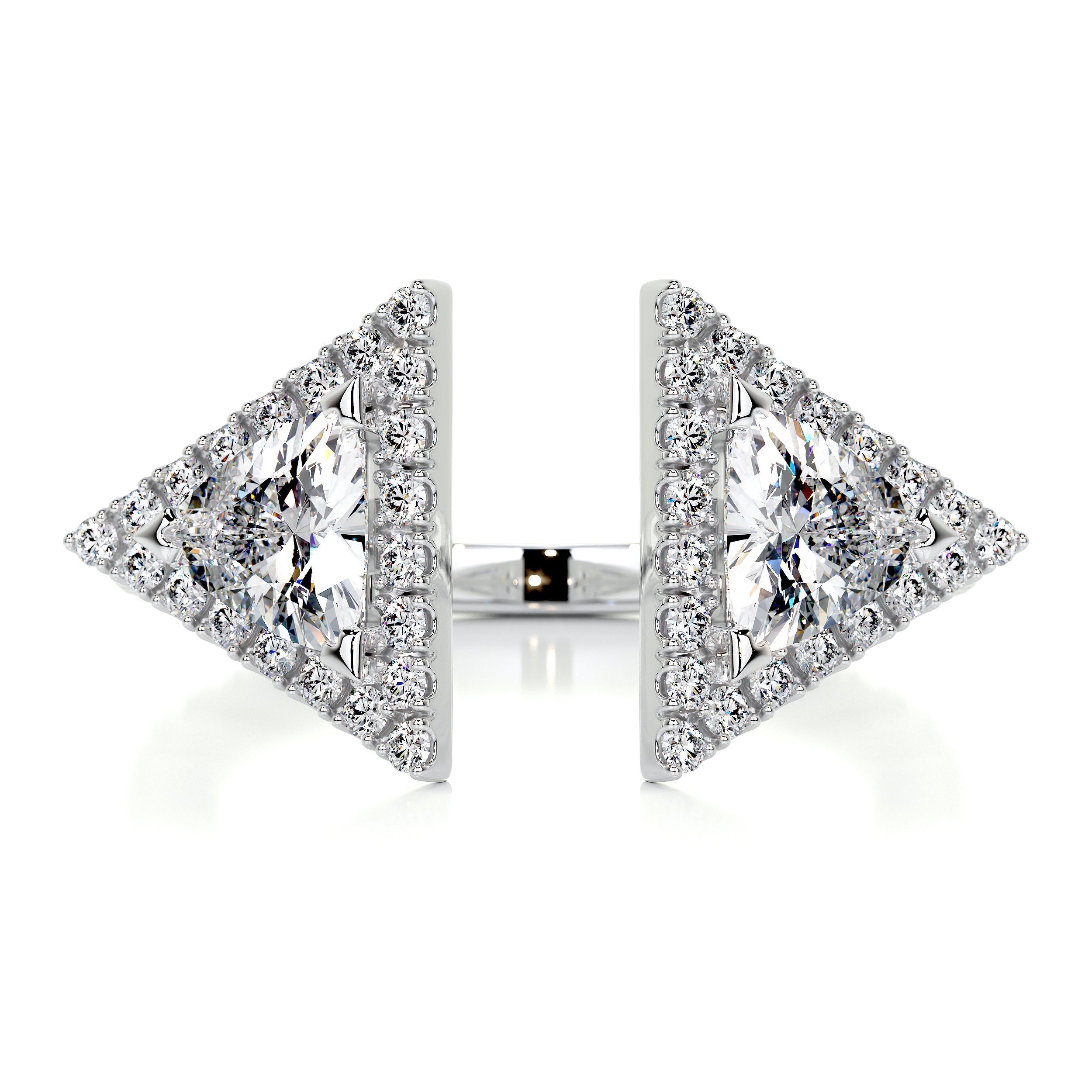 Olivia Fashion Diamond Ring   (1 carat) -14K White Gold (RTS)