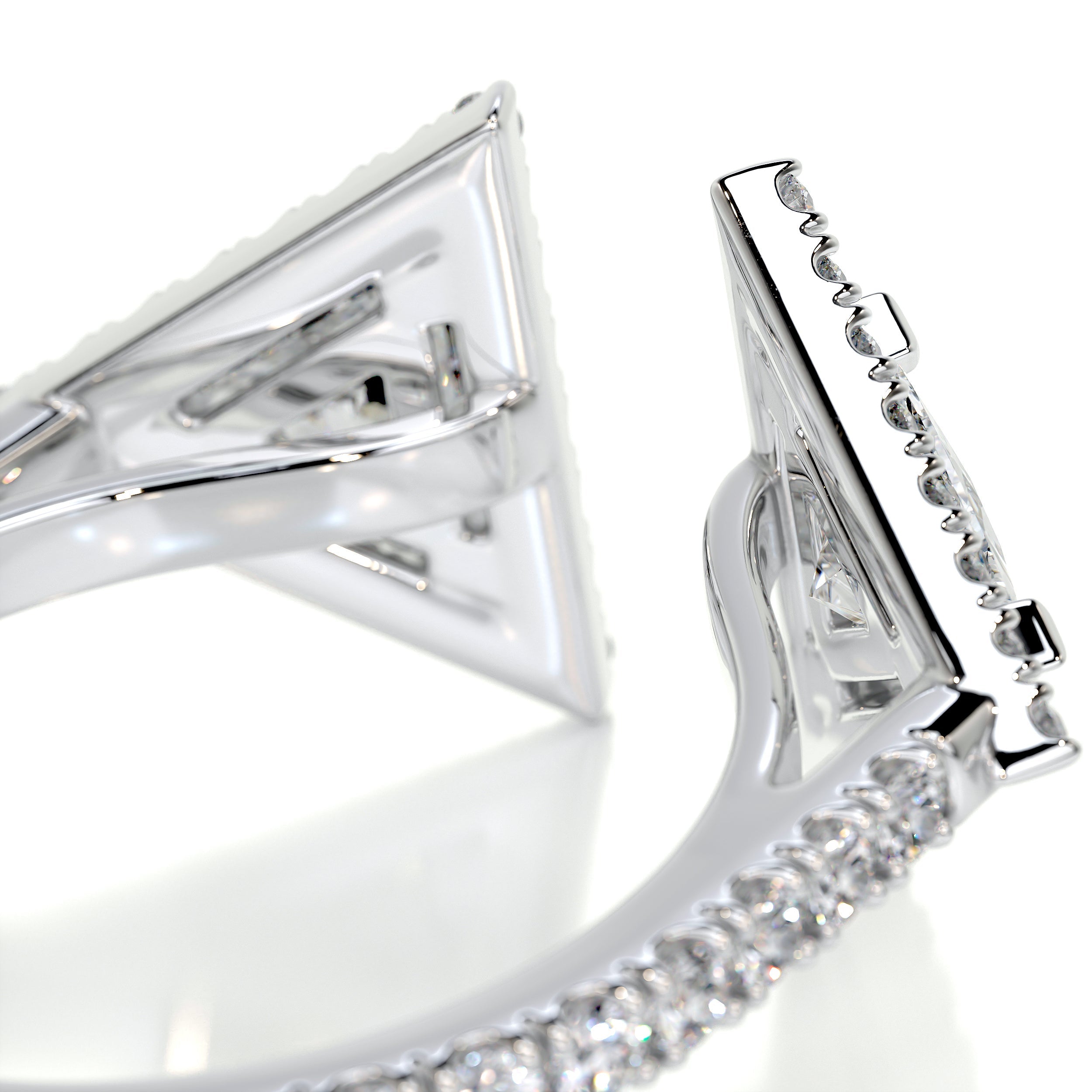 Olivia Fashion Diamond Ring   (1 carat) -14K White Gold (RTS)