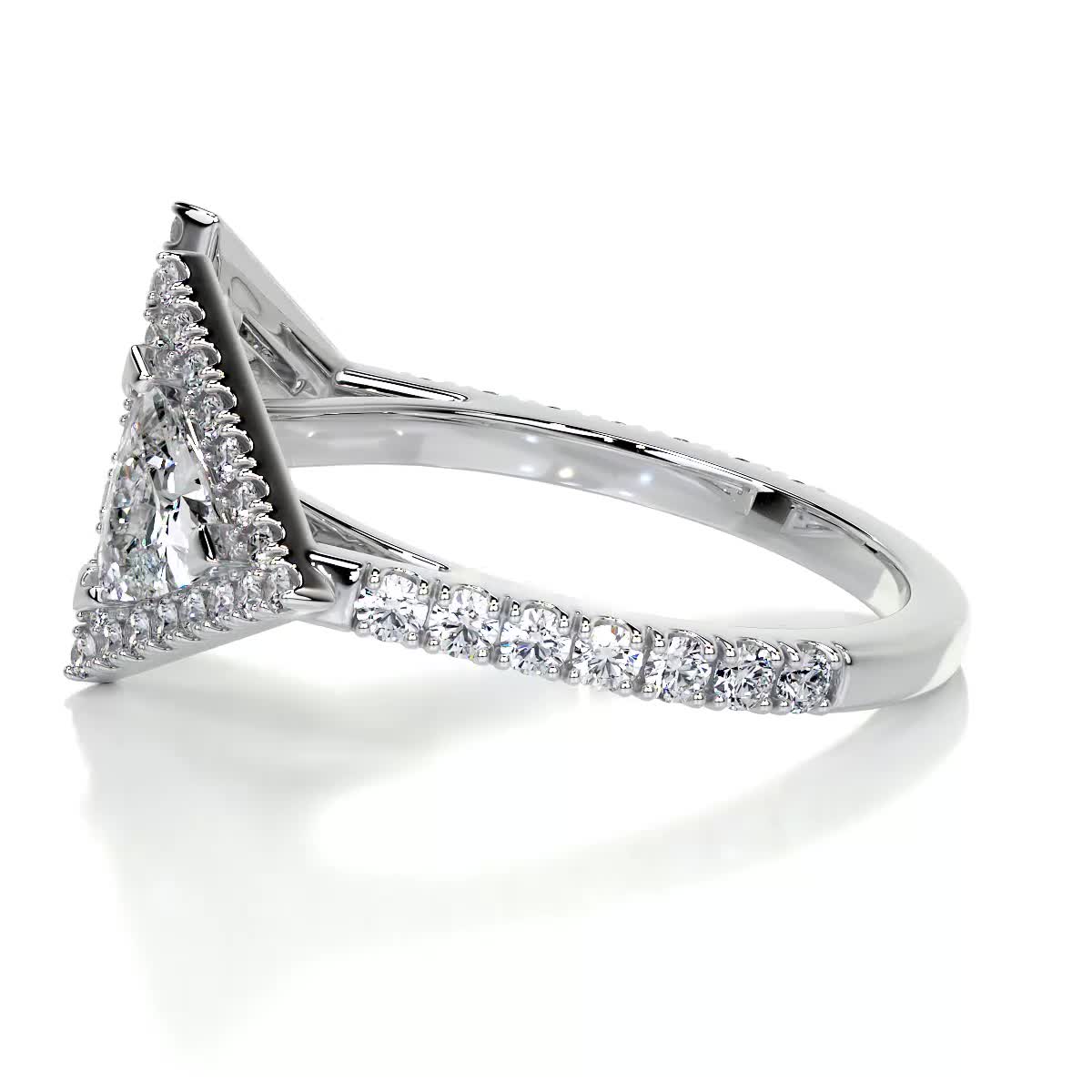 Olivia Fashion Diamond Ring   (1 carat) -14K White Gold (RTS)