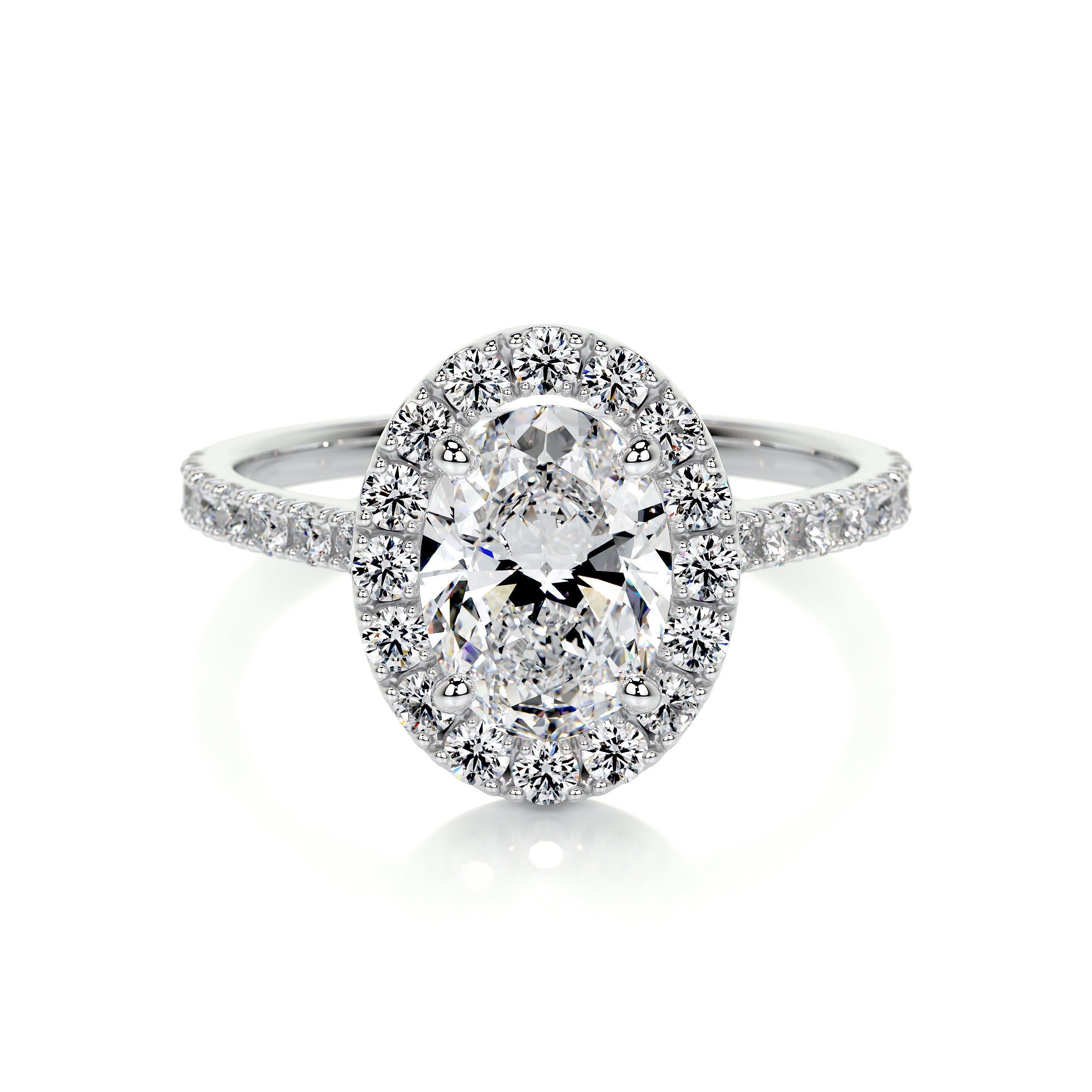 Maria Lab Grown Diamond Ring - 18K White Gold (RTS)