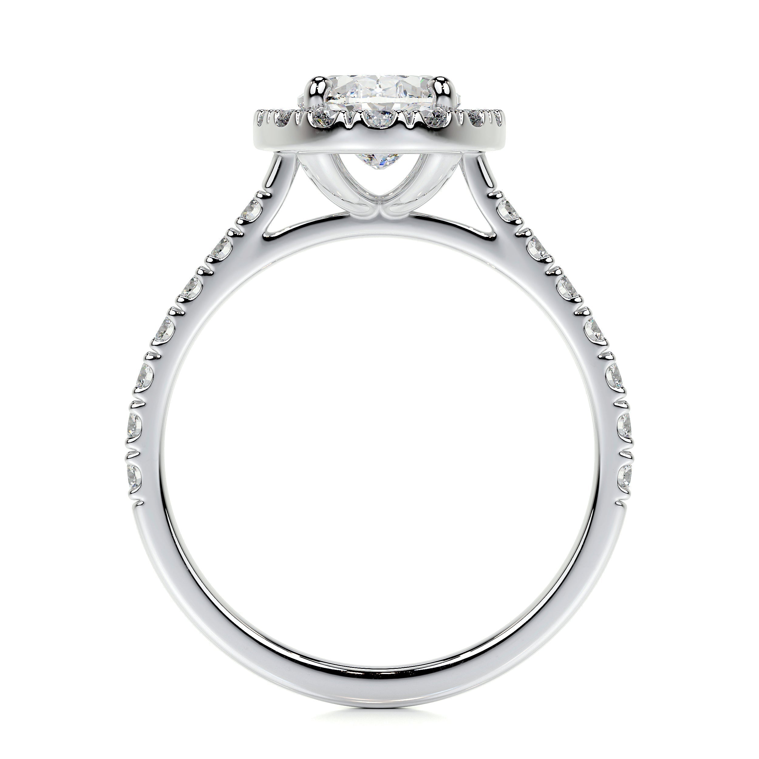 Maria Lab Grown Diamond Ring - 18K White Gold (RTS)