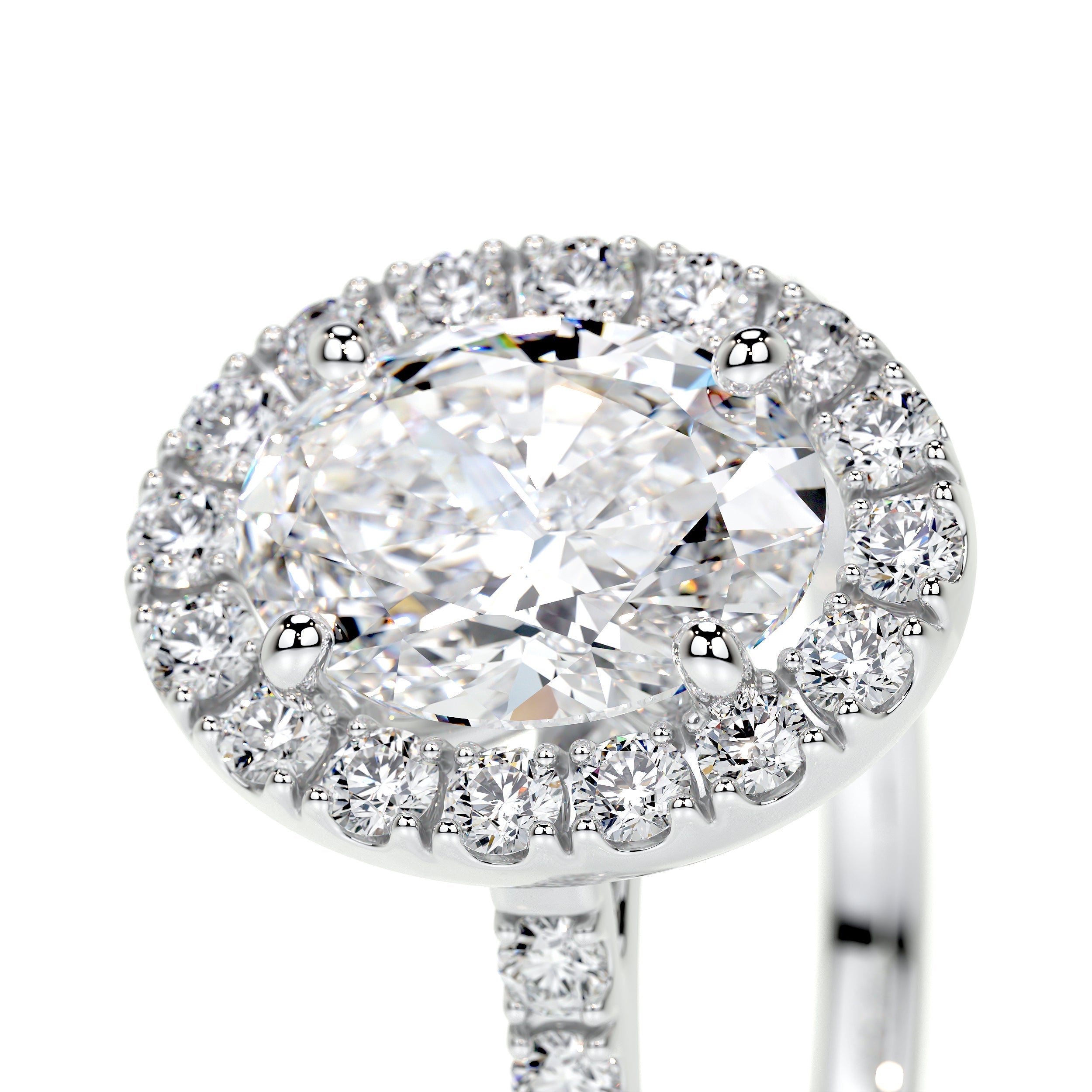 Maria Lab Grown Diamond Ring - 18K White Gold (RTS)