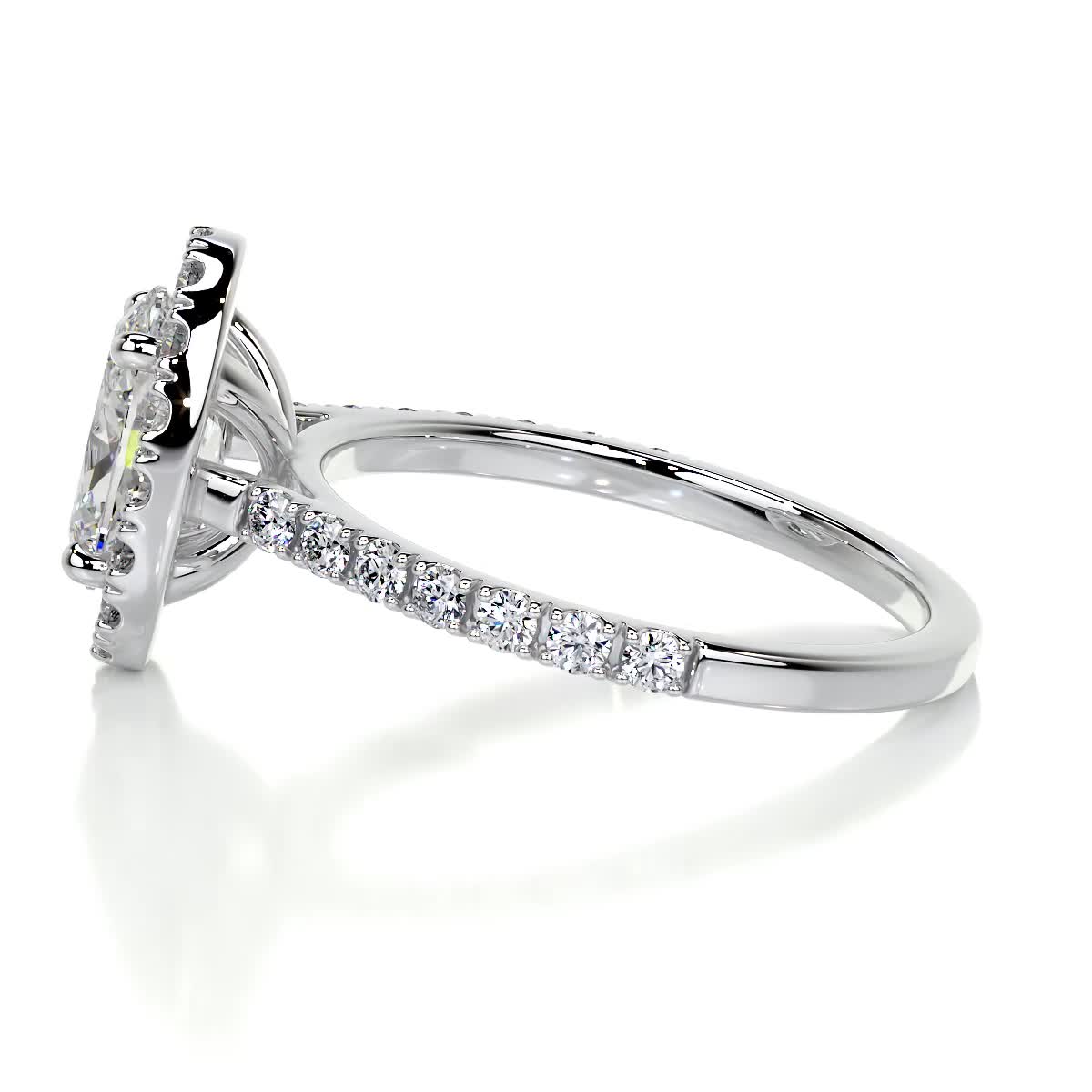 Maria Lab Grown Diamond Ring - 18K White Gold (RTS)