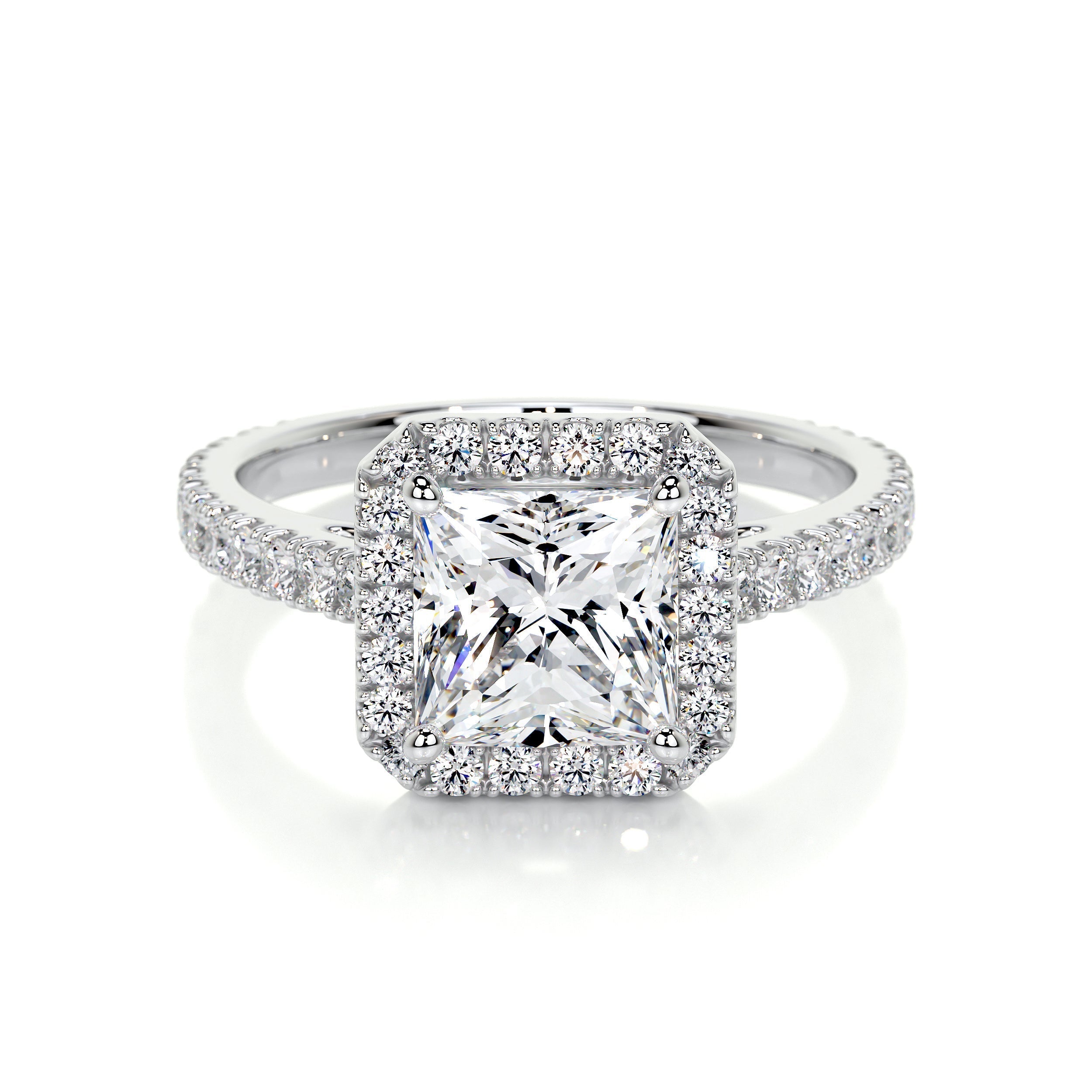 Selena Lab Grown Diamond Ring -18K White Gold (RTS)