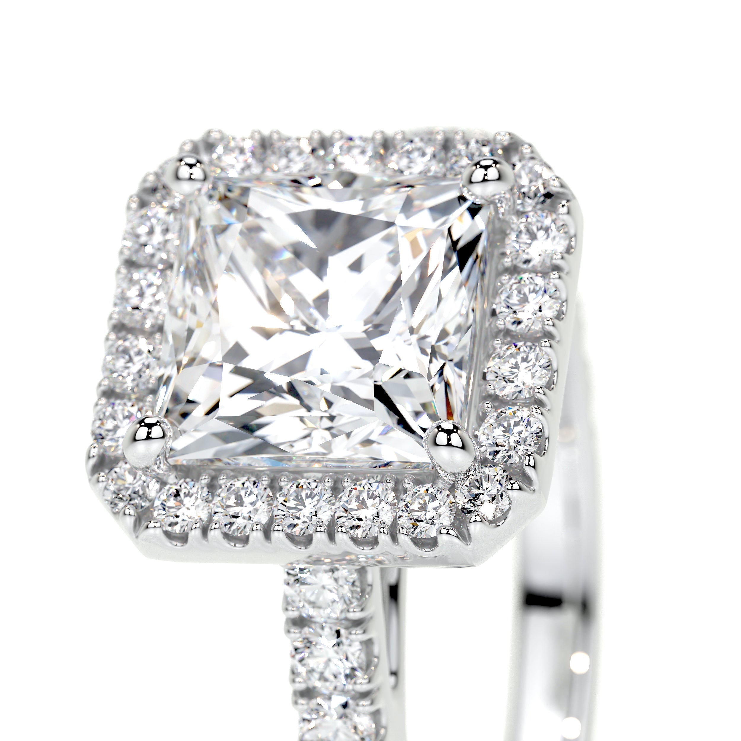 Selena Lab Grown Diamond Ring -18K White Gold (RTS)