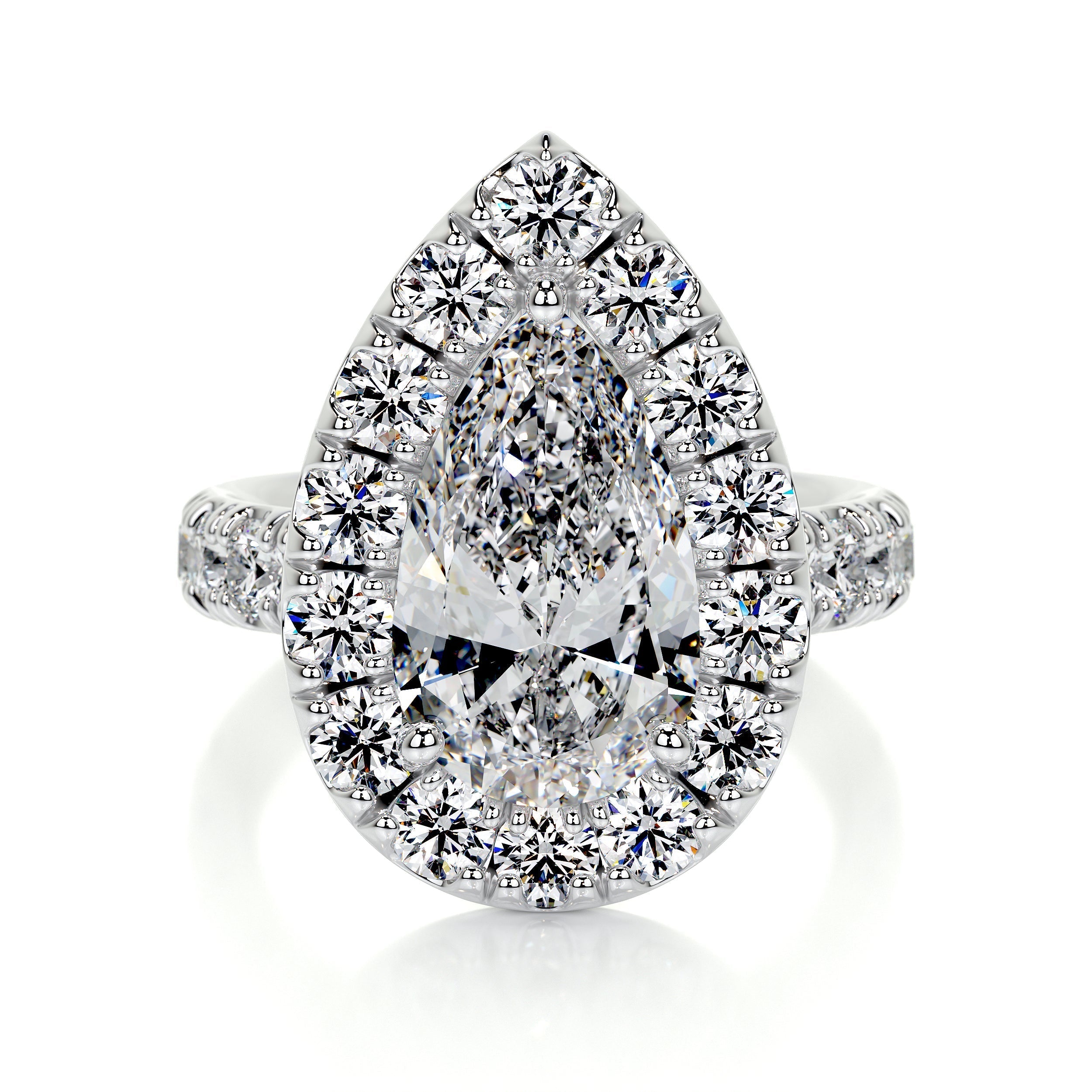 Maya Lab Grown Diamond Ring -14K White Gold (RTS)