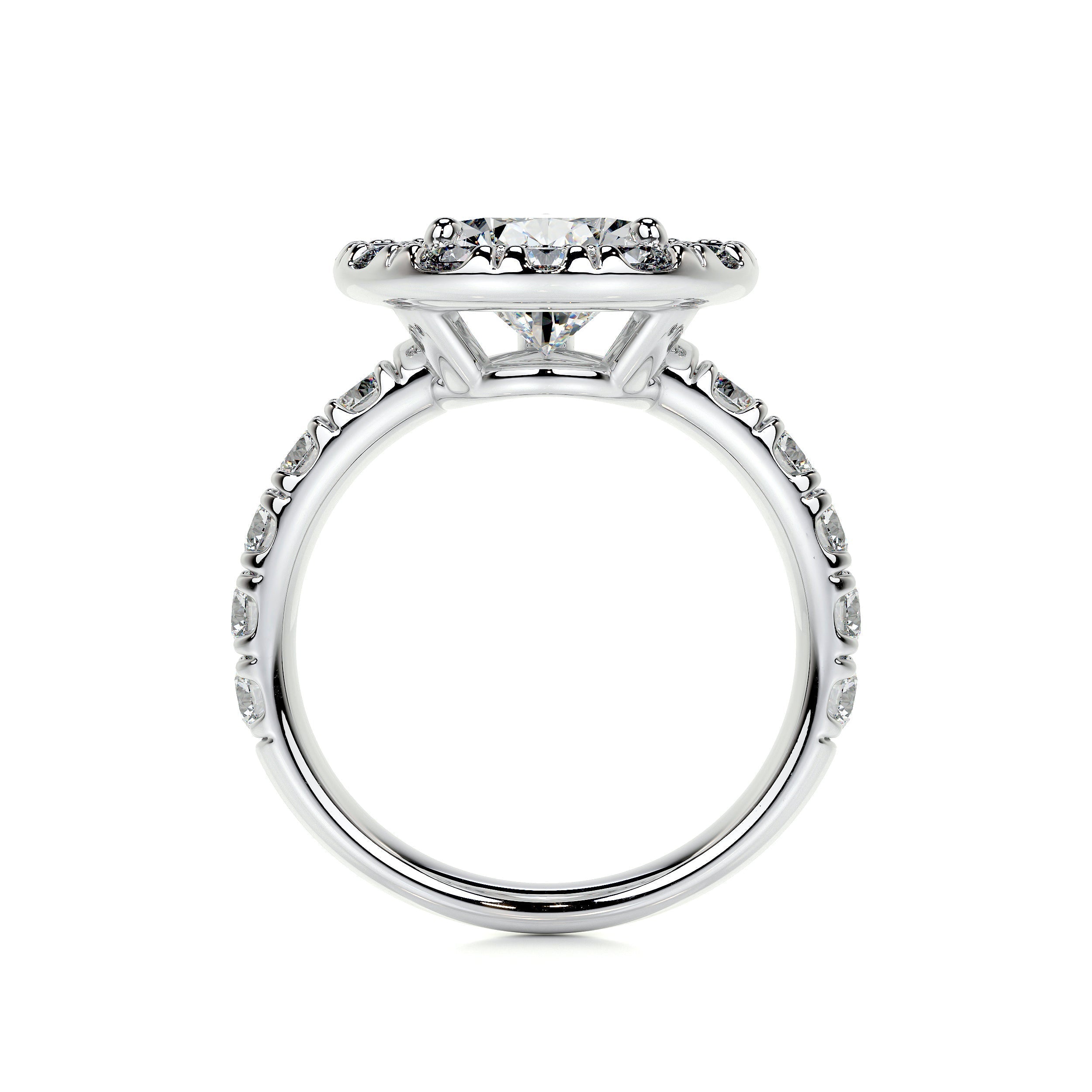 Maya Lab Grown Diamond Ring -14K White Gold (RTS)