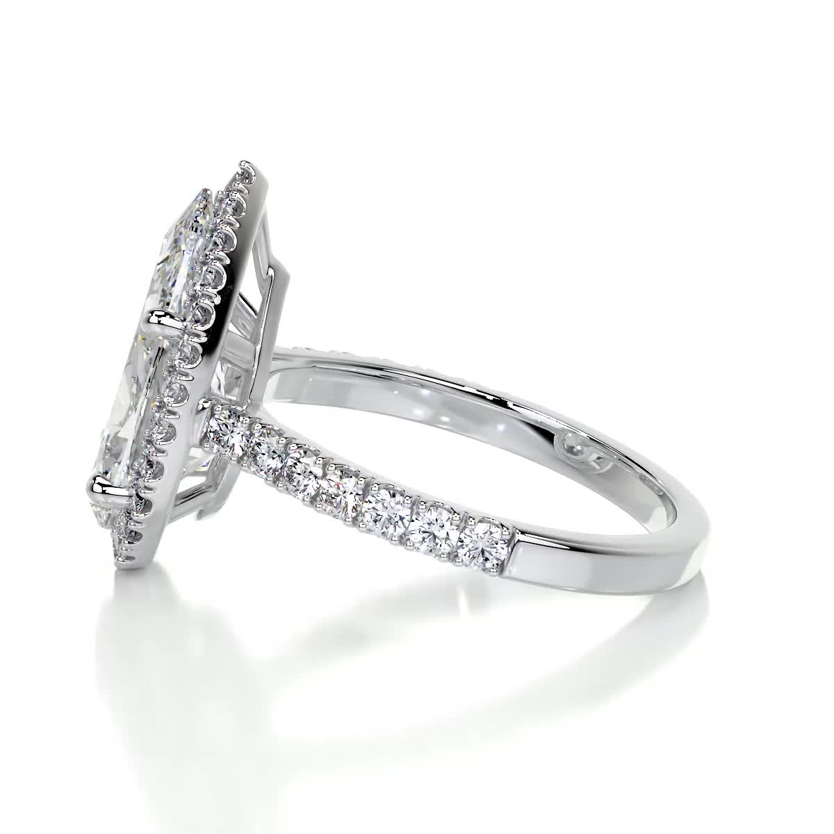 Sophia Diamond Engagement Ring -18K White Gold (RTS)