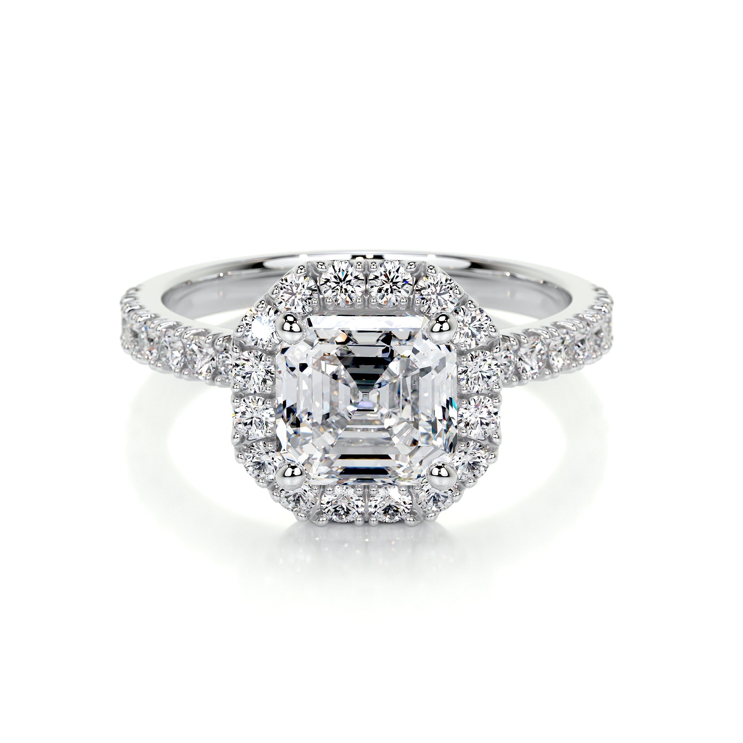 Brooklyn Lab Grown Diamond Ring -14K White Gold (RTS)