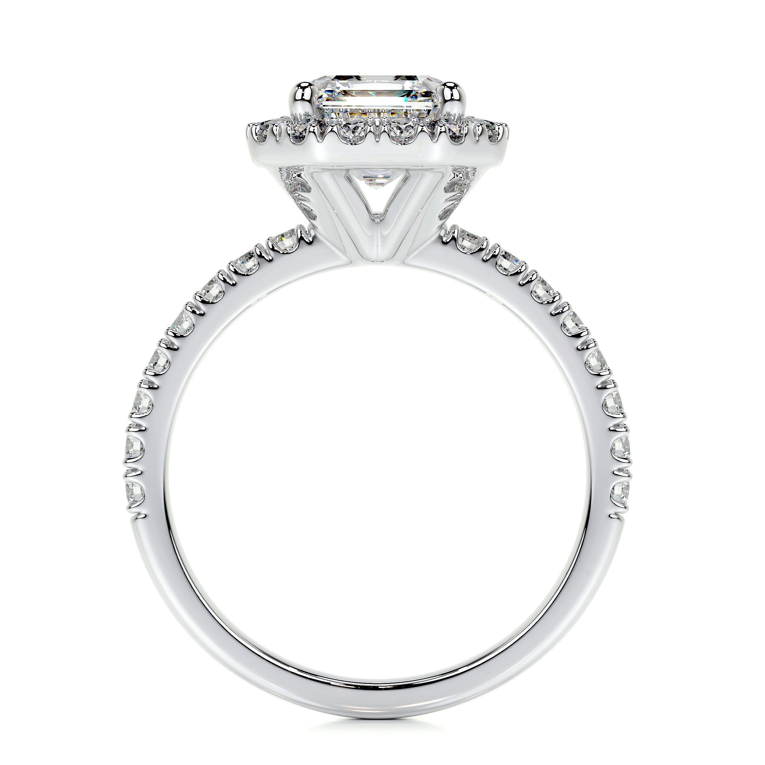 Brooklyn Lab Grown Diamond Ring -14K White Gold (RTS)
