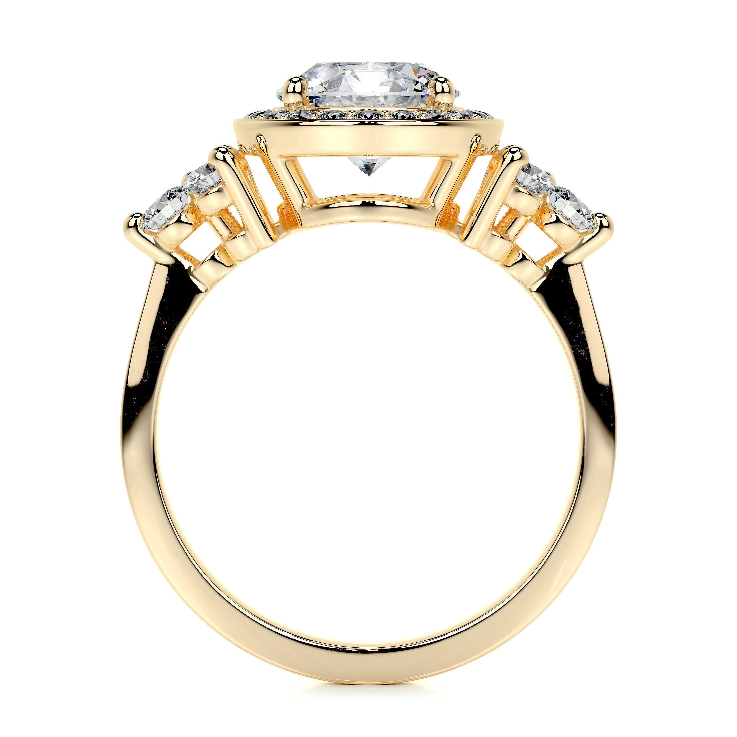 Ivy Vintage Lab Grown Diamond Ring -18K Yellow Gold (RTS)
