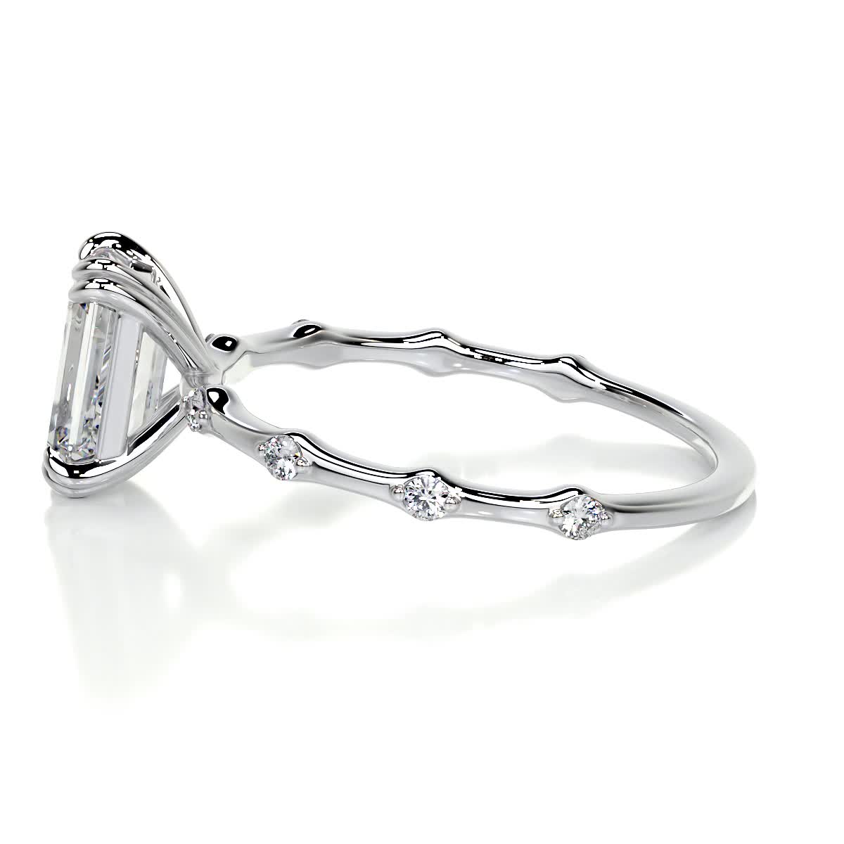 Wilma Lab Grown Diamond Ring -14K White Gold (RTS)