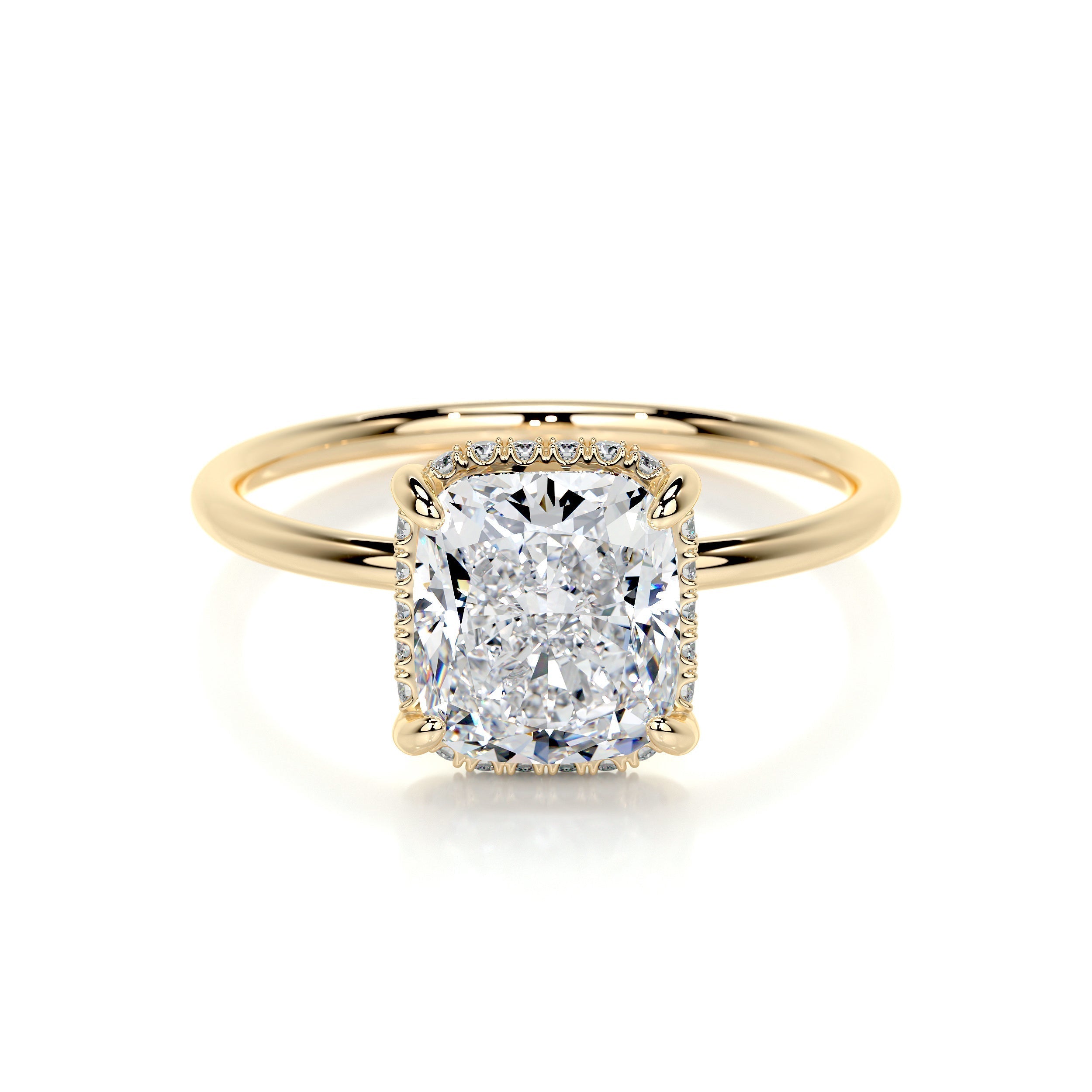 Priscilla Lab Grown Diamond Ring -18K Yellow Gold (RTS)