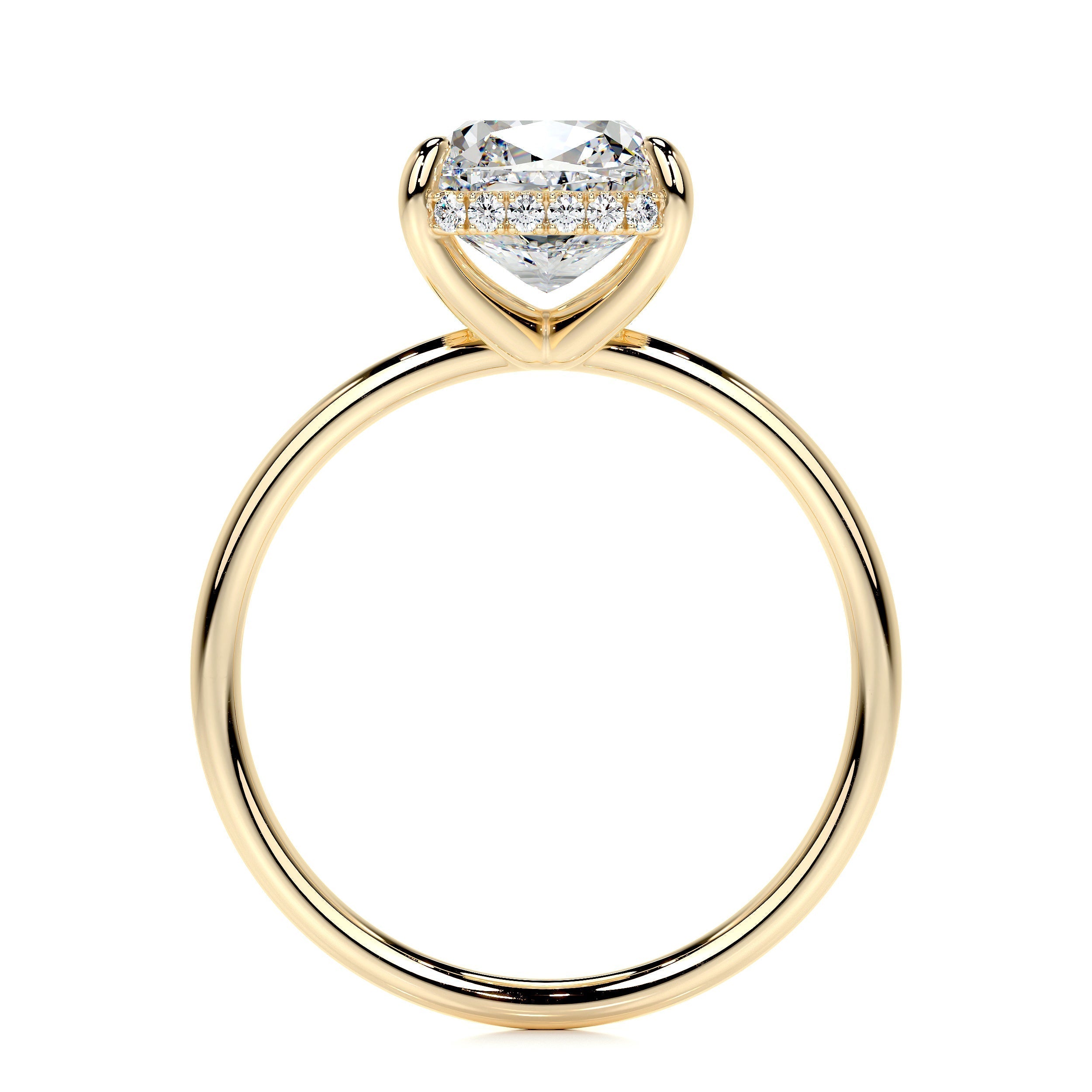 Priscilla Lab Grown Diamond Ring -18K Yellow Gold (RTS)