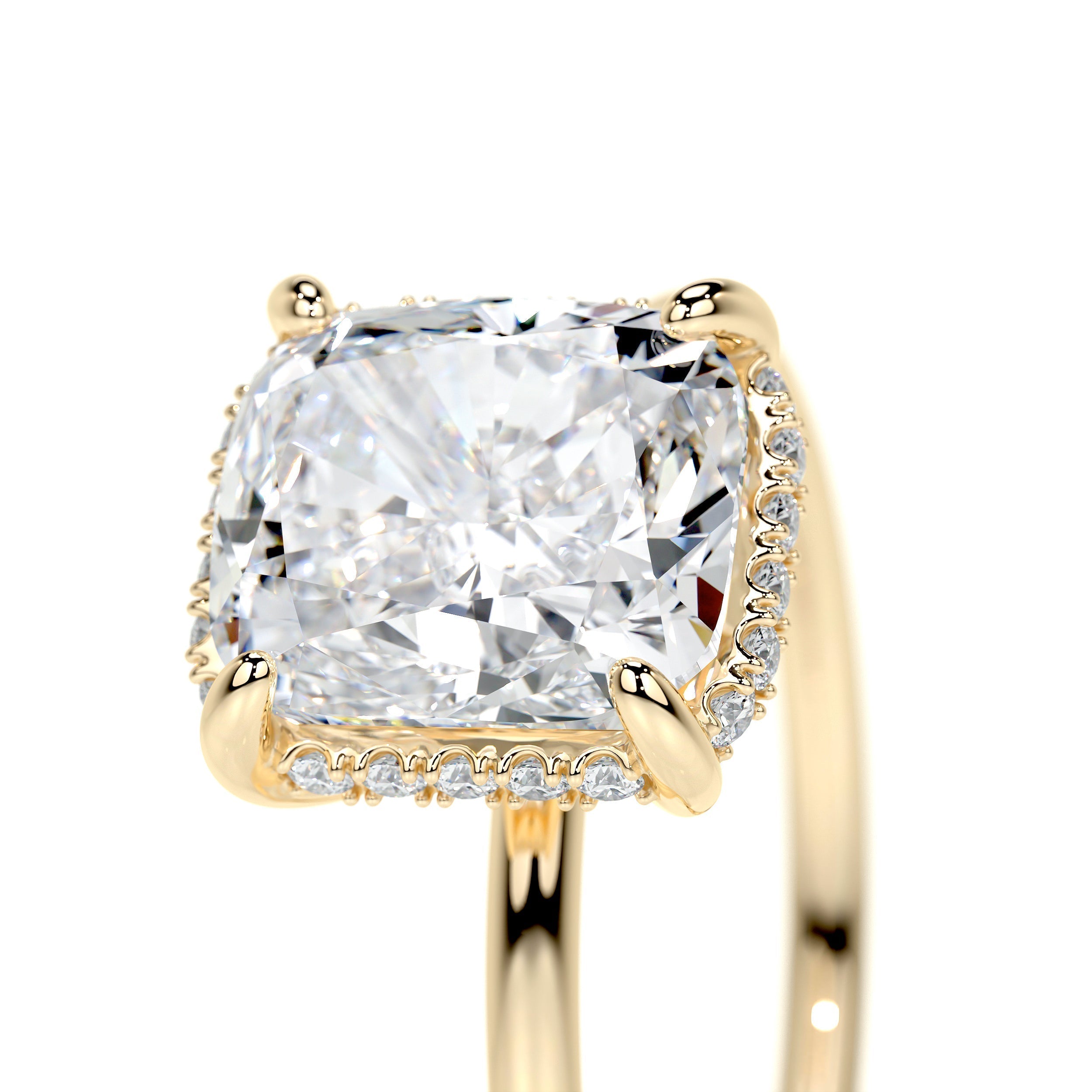 Priscilla Lab Grown Diamond Ring -18K Yellow Gold (RTS)
