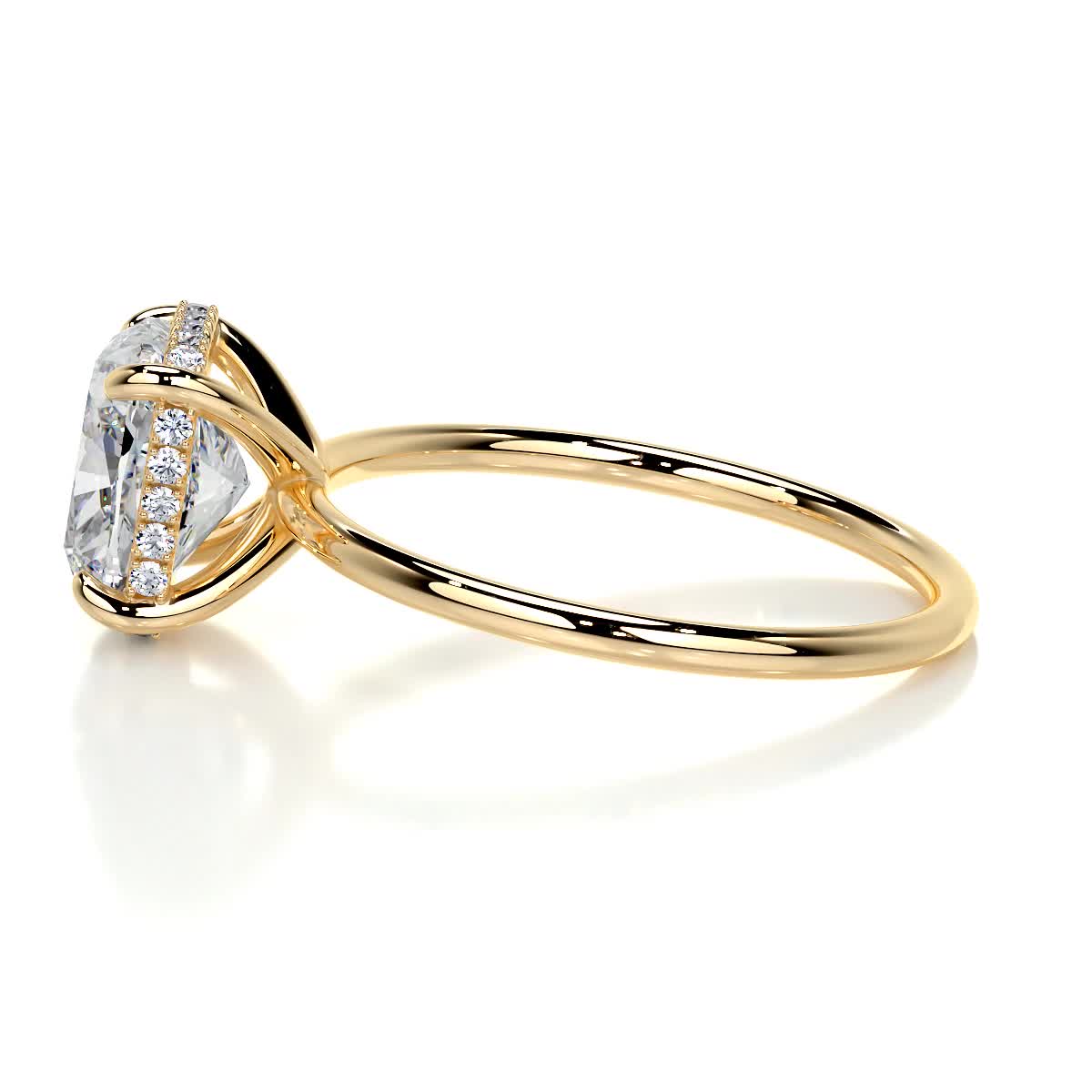 Priscilla Lab Grown Diamond Ring -18K Yellow Gold (RTS)