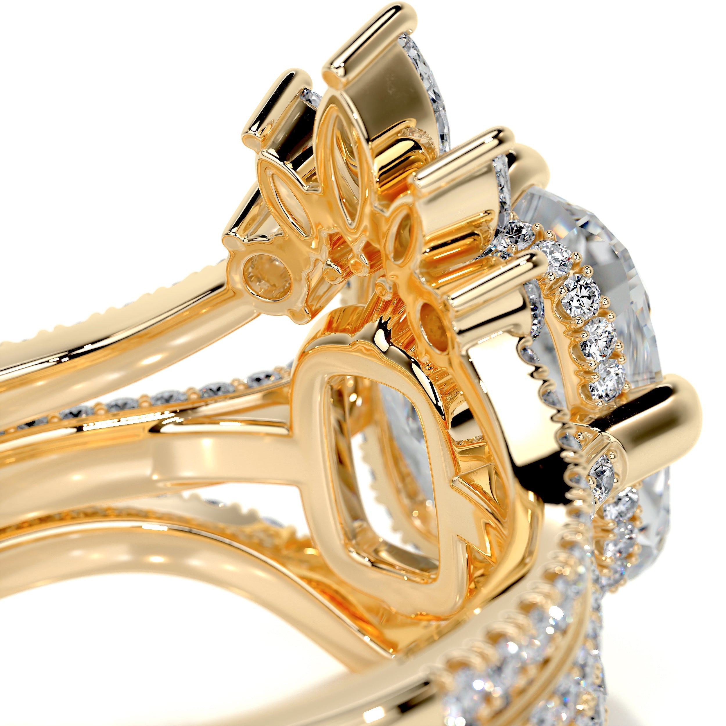 Lauren Diamond Bridal Set -18K Yellow Gold (RTS)