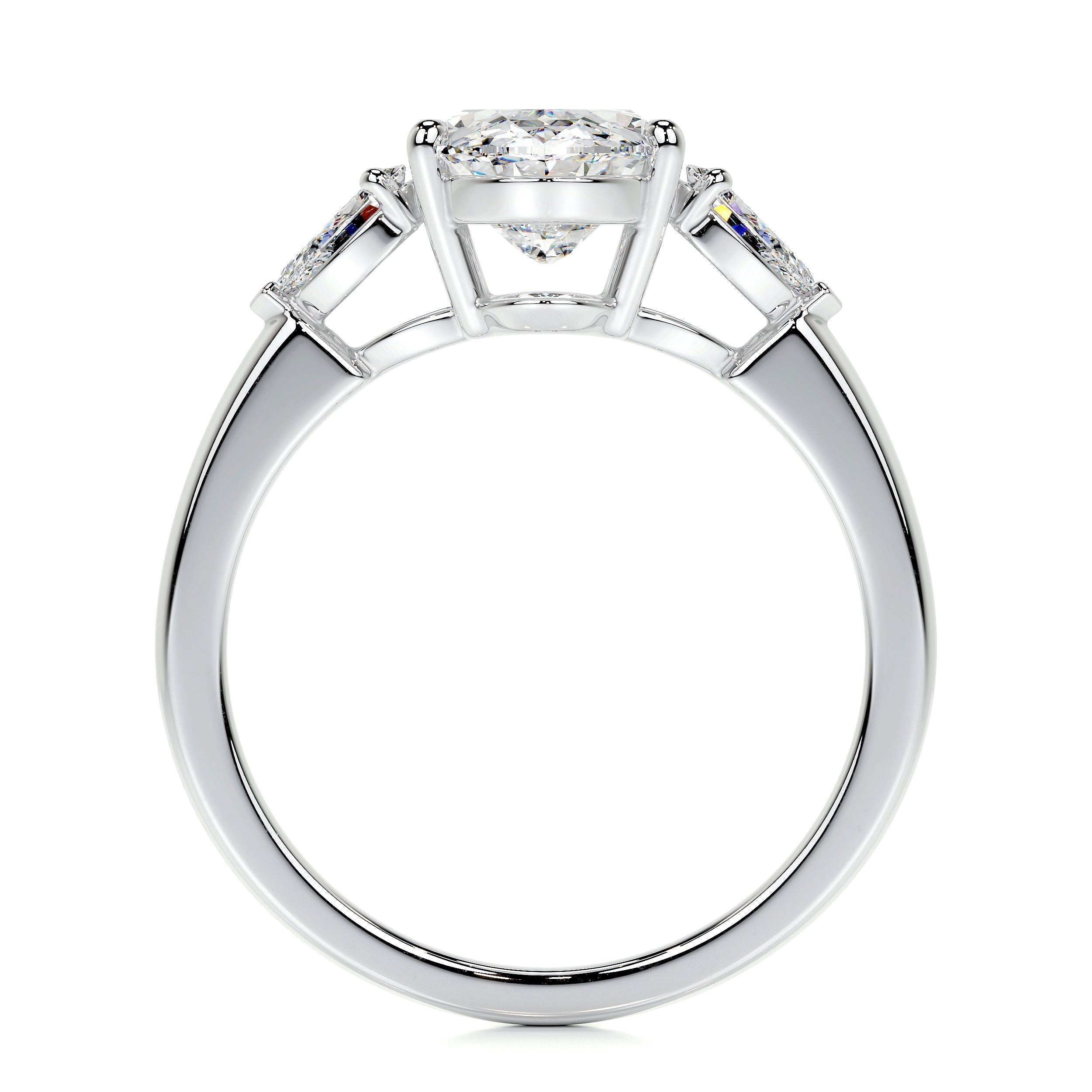 Kamala Lab Grown Diamond Ring -14K White Gold (RTS)