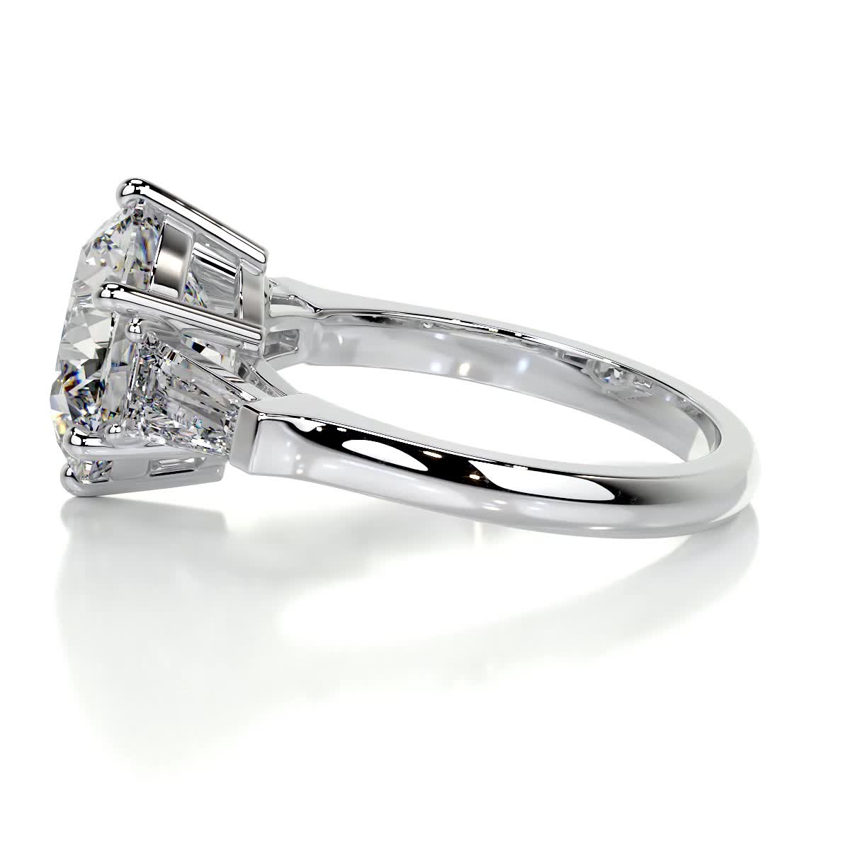 Skylar Moissanite Ring -14K White Gold (RTS)