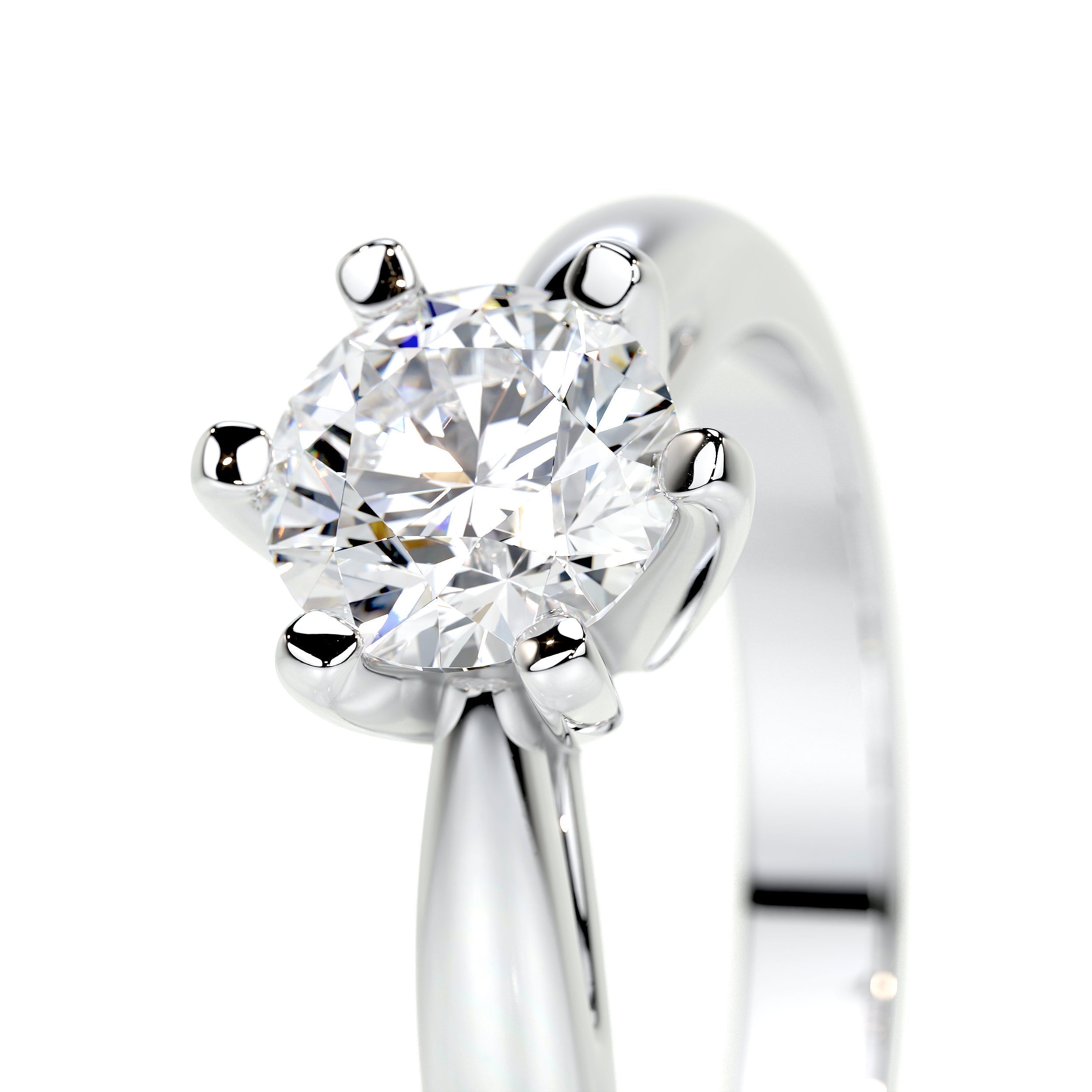 Diana Lab Grown Diamond Ring -14K White Gold (RTS)