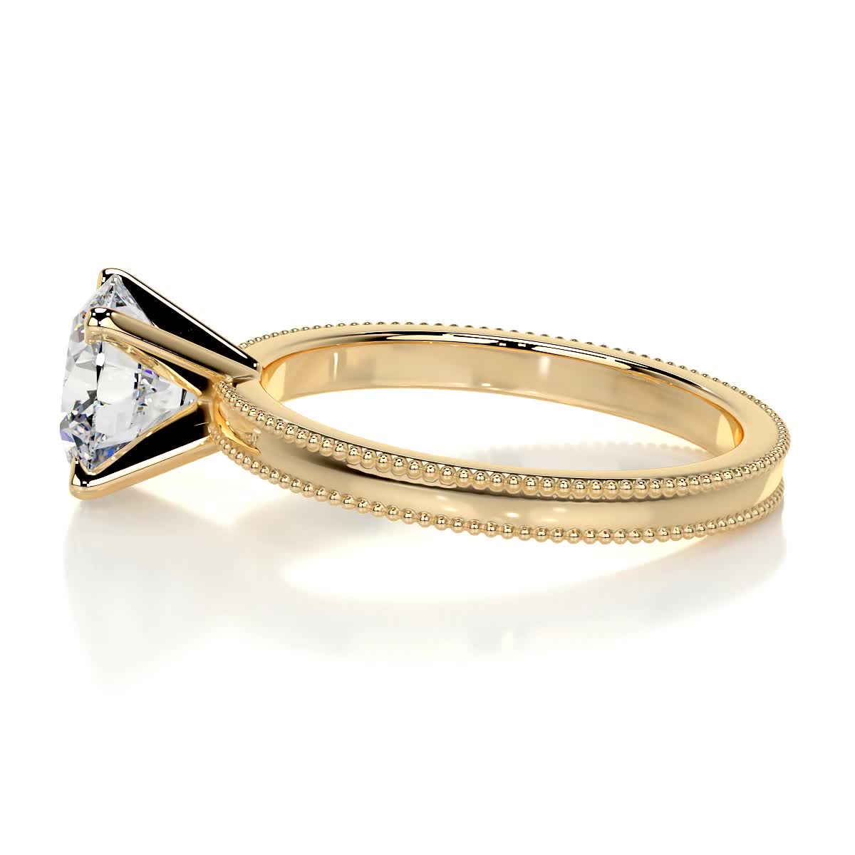 Charlie Lab Grown Diamond Ring -18K Yellow Gold (RTS)