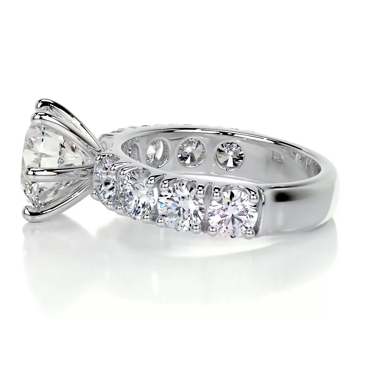 Molly Lab Grown Diamond Ring -14K White Gold (RTS)