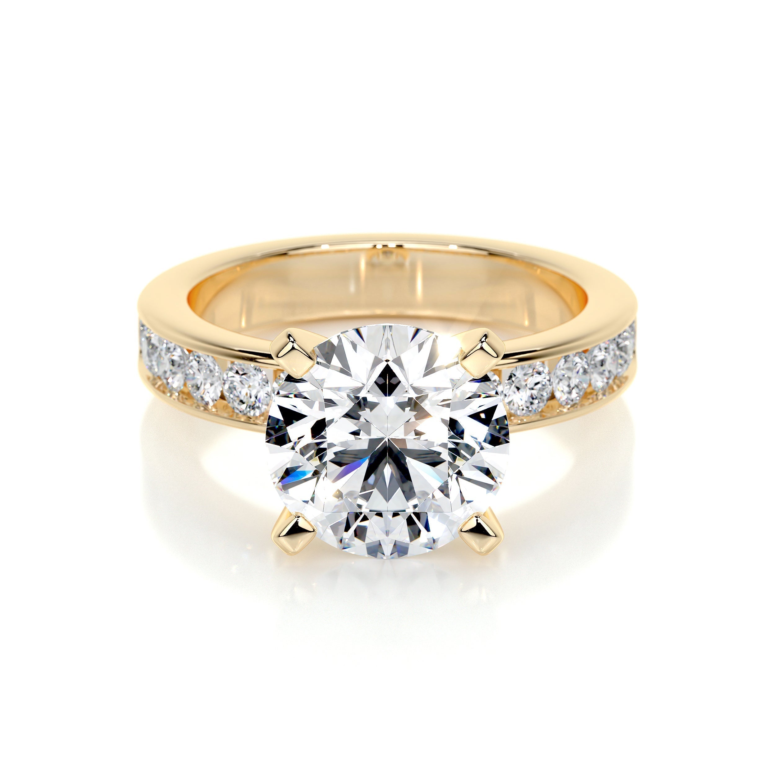 Giselle Lab Grown Diamond Ring -18K Yellow Gold (RTS)