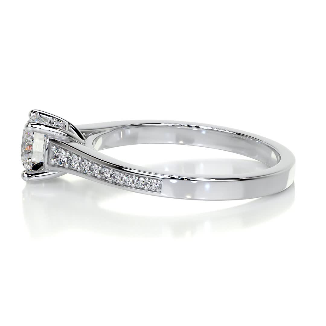 Lily Lab Grown Diamond Ring -14K White Gold (RTS)