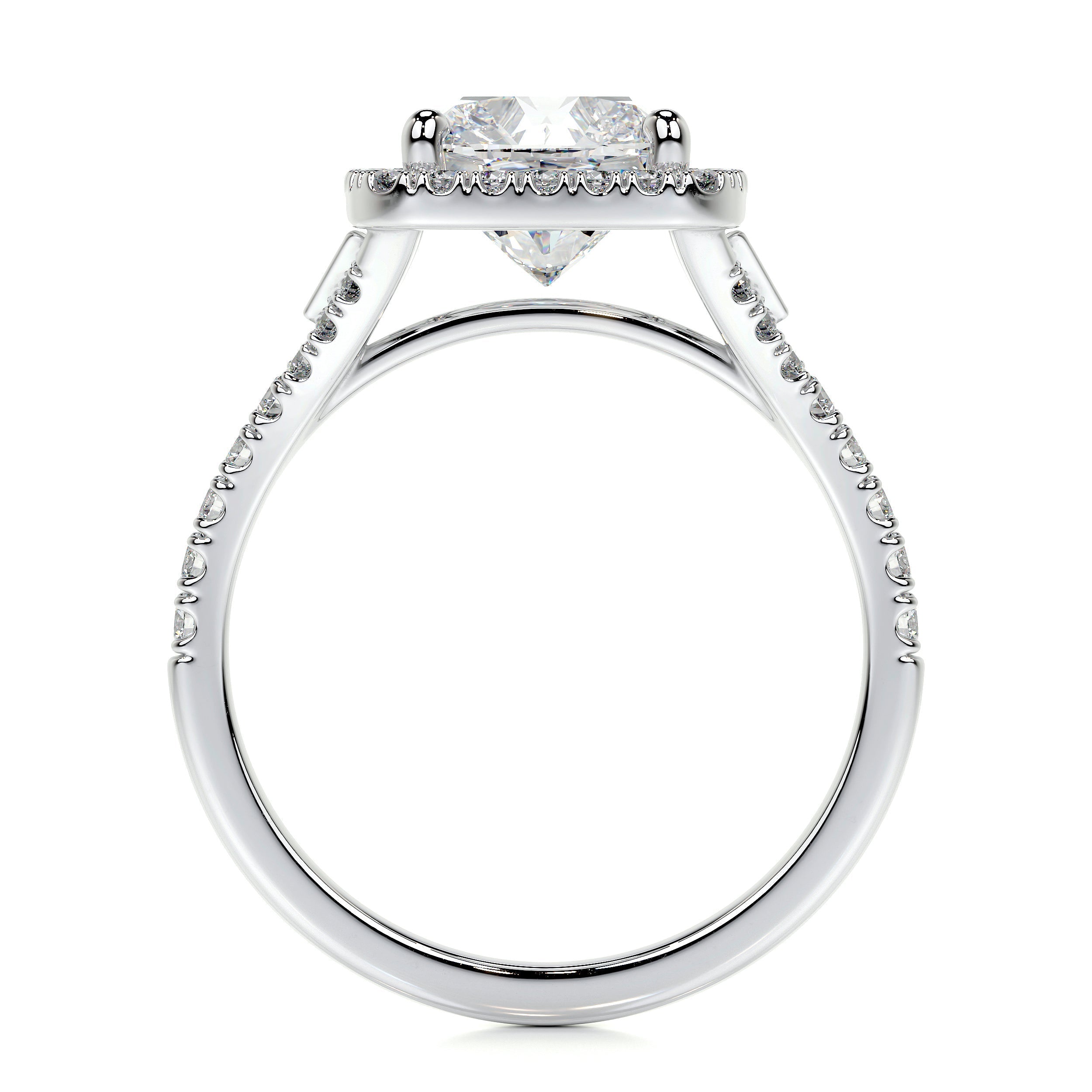 Lissete Lab Grown Diamond Ring -14K White Gold (RTS)