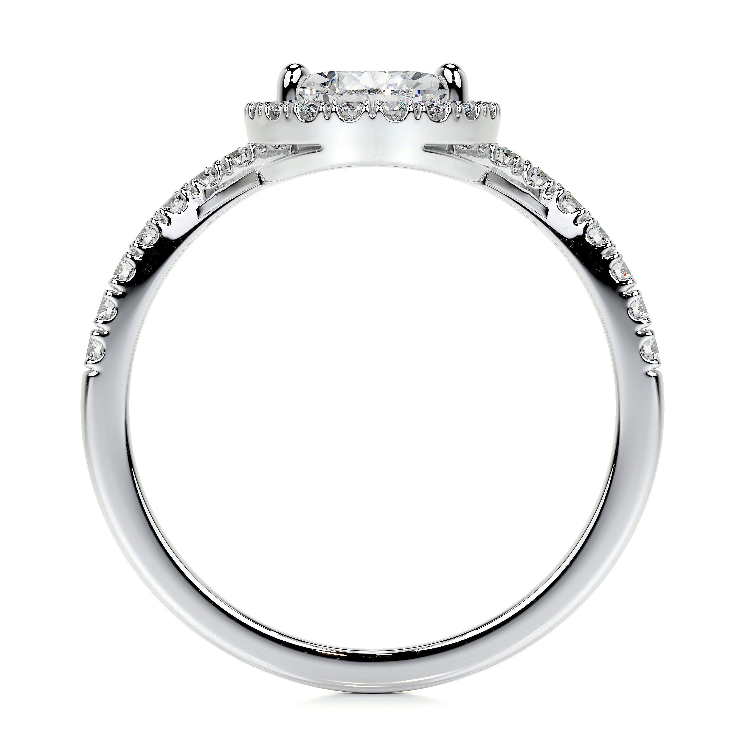 Miranda Lab Grown Diamond Ring -14K White Gold (RTS)