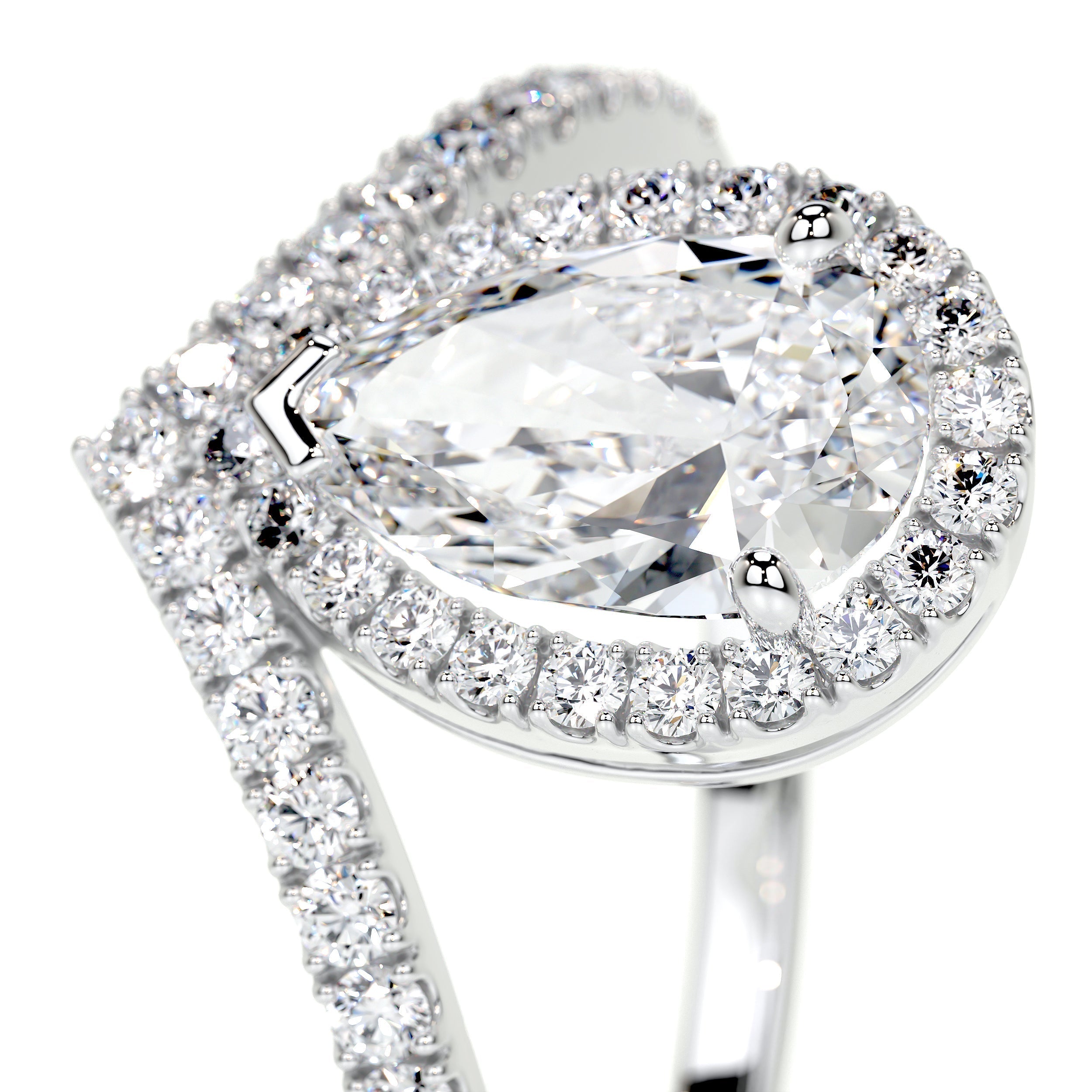 Miranda Lab Grown Diamond Ring -14K White Gold (RTS)