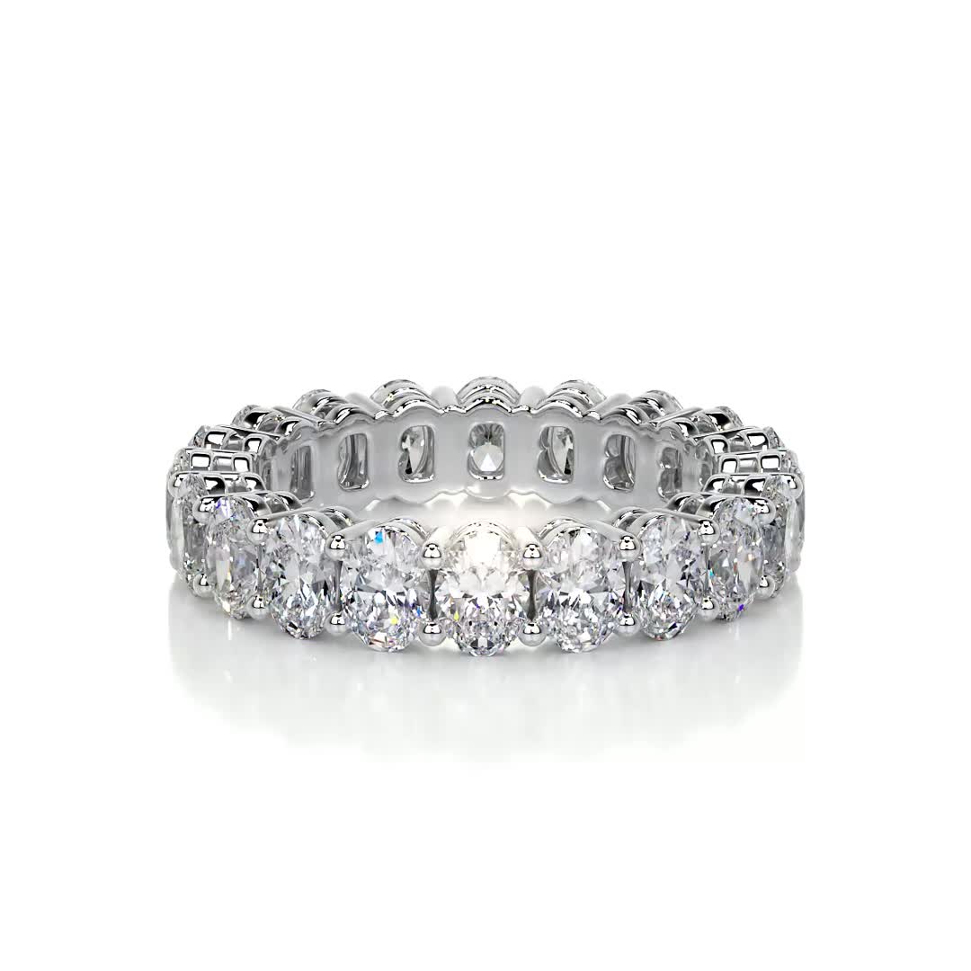 Julia Lab Grown Diamond Wedding Ring -14K White Gold (RTS)