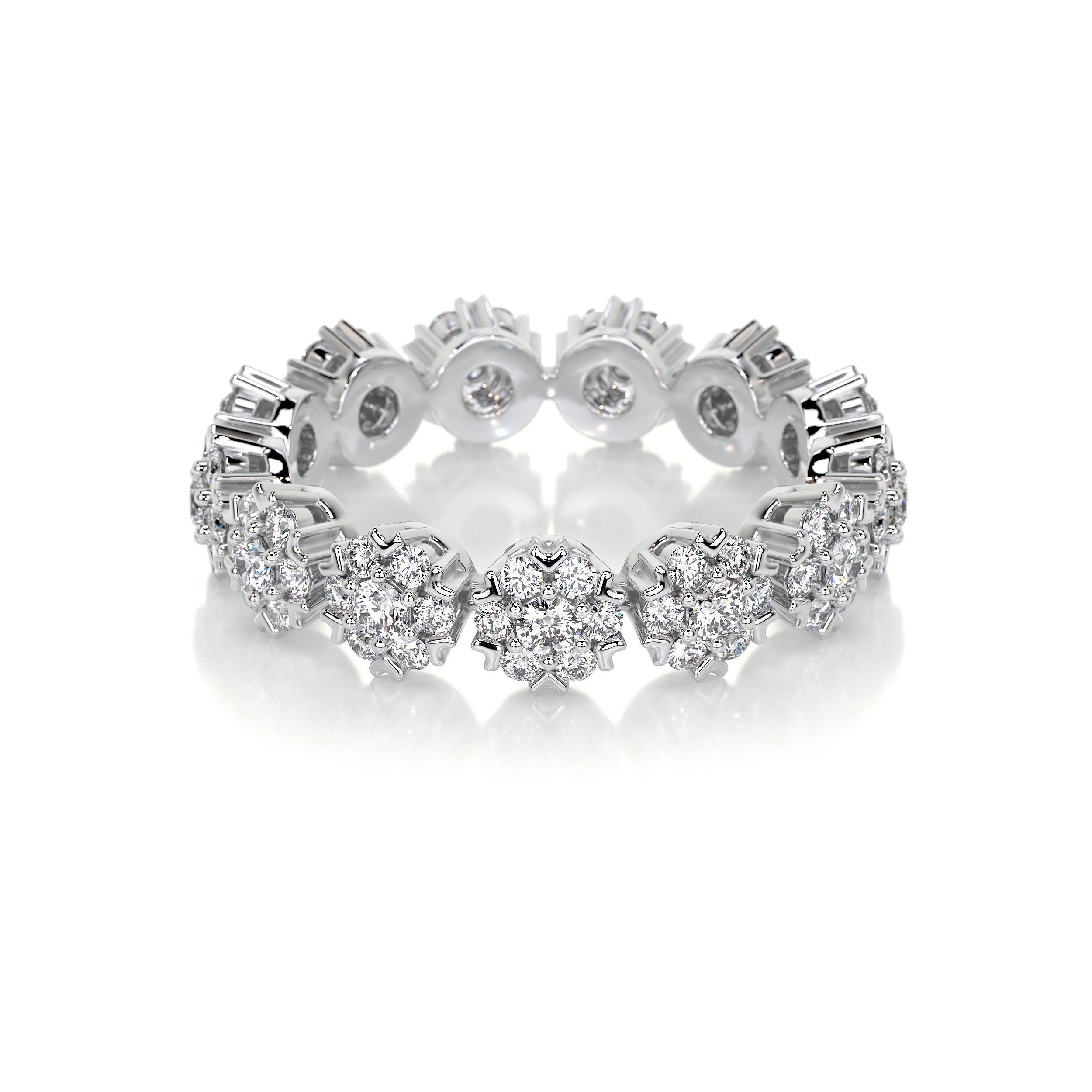 Holly Lab Grown Diamond Wedding Ring   (1 Carat) -14K White Gold (RTS)