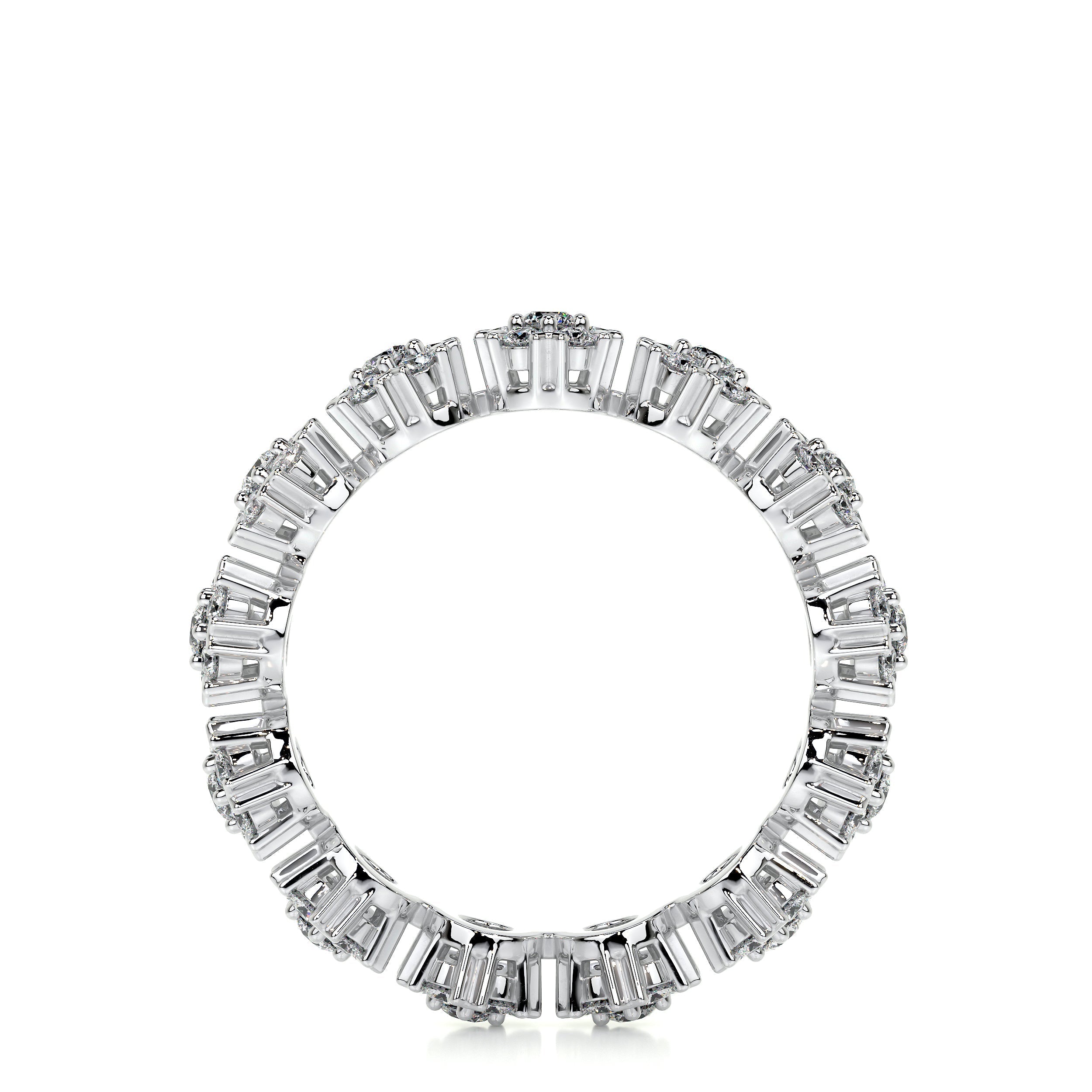 Holly Lab Grown Diamond Wedding Ring   (1 Carat) -14K White Gold (RTS)