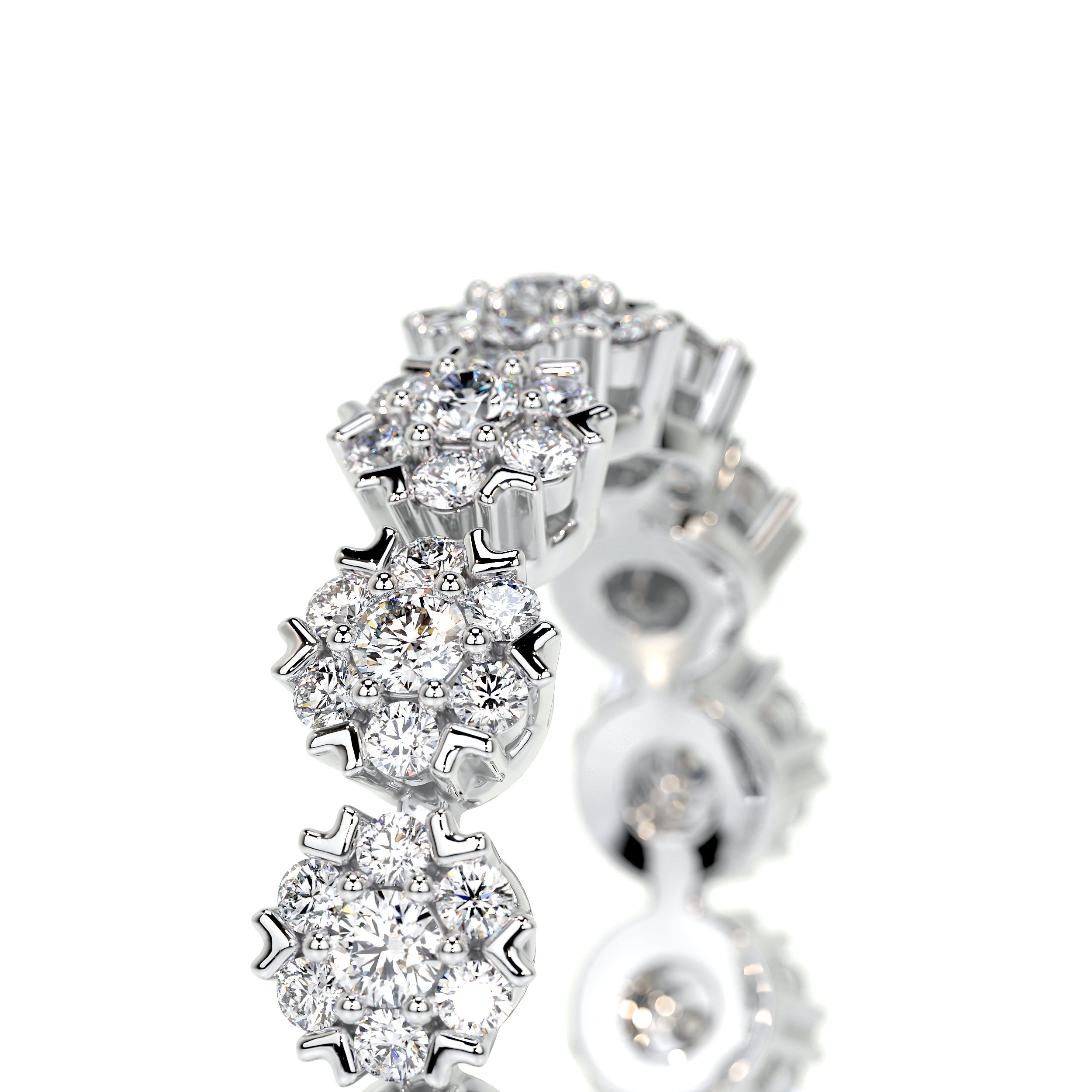 Holly Lab Grown Diamond Wedding Ring   (1 Carat) -14K White Gold (RTS)