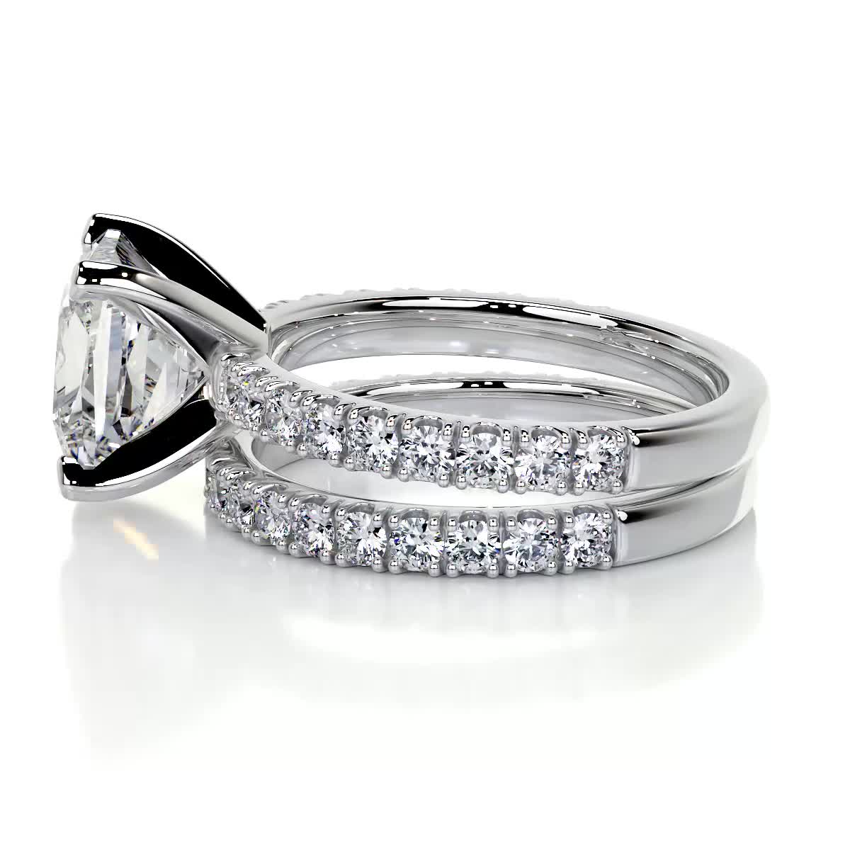 Blair Lab Grown Diamond Bridal Set -14K White Gold (RTS)