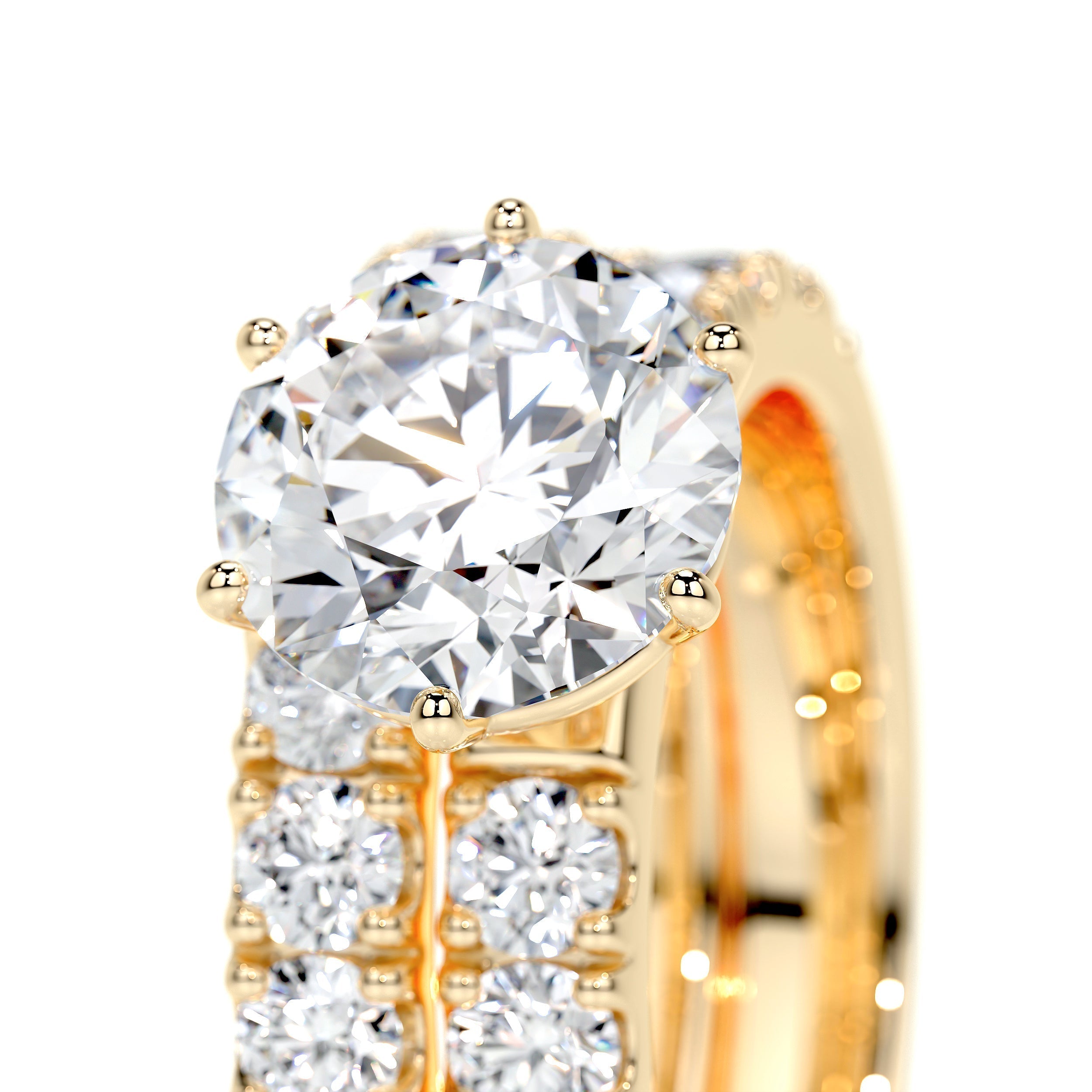 Destiny Lab Grown Diamond Bridal Set -18K Yellow Gold (RTS)