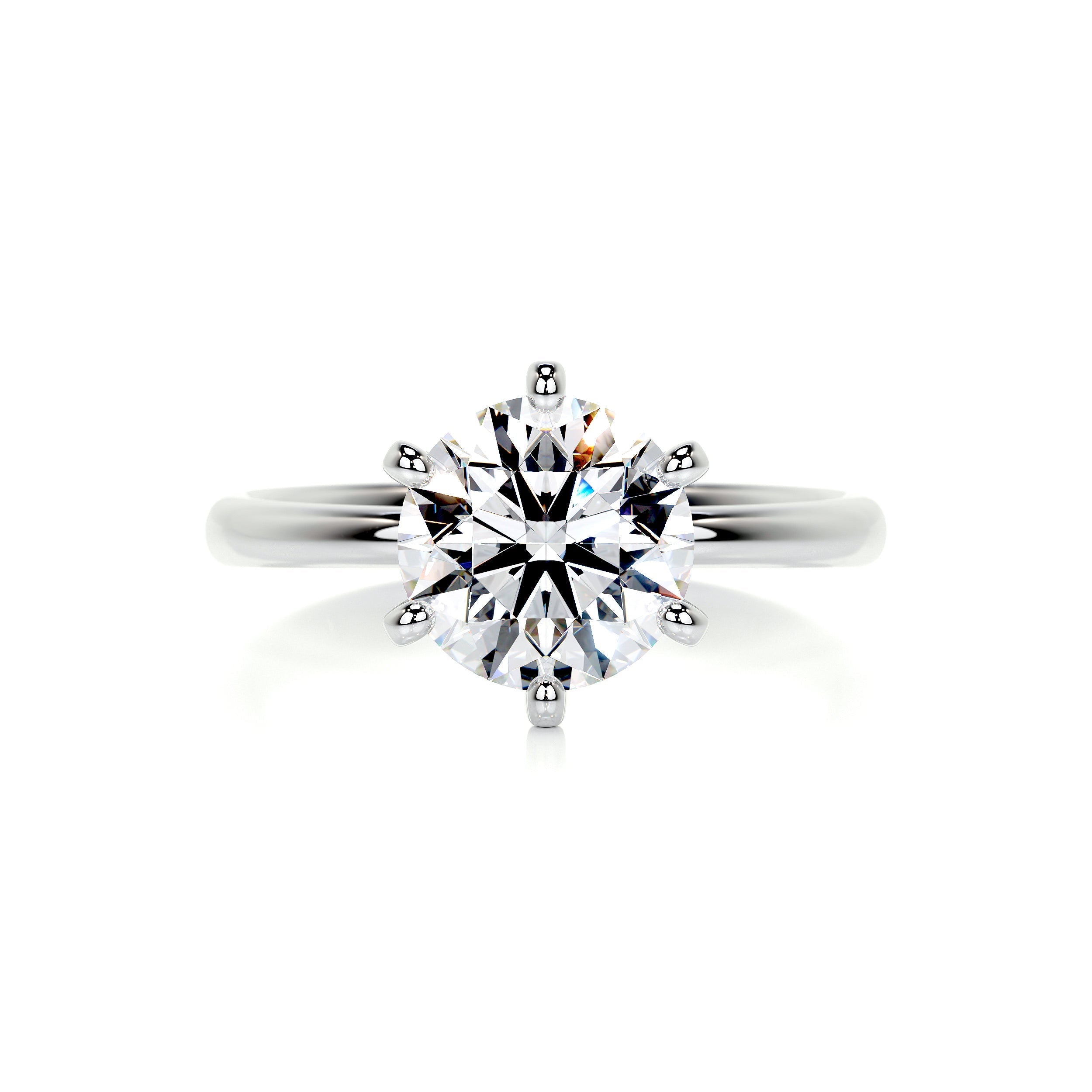 Samantha Diamond Engagement Ring -14K White Gold (RTS)