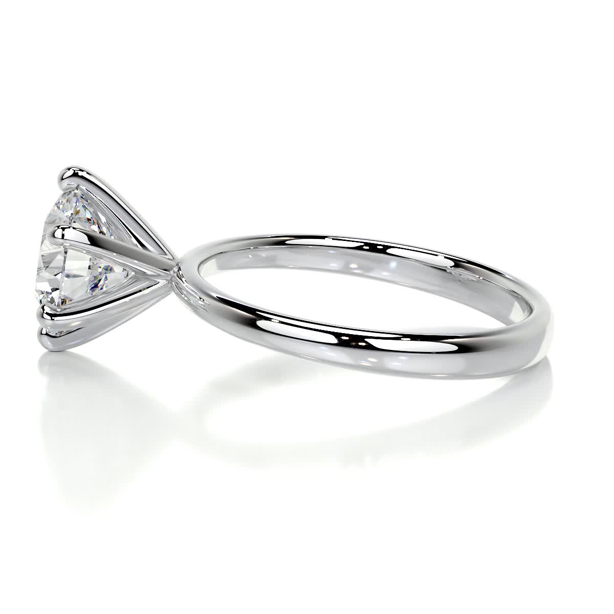 Samantha Diamond Engagement Ring -14K White Gold (RTS)