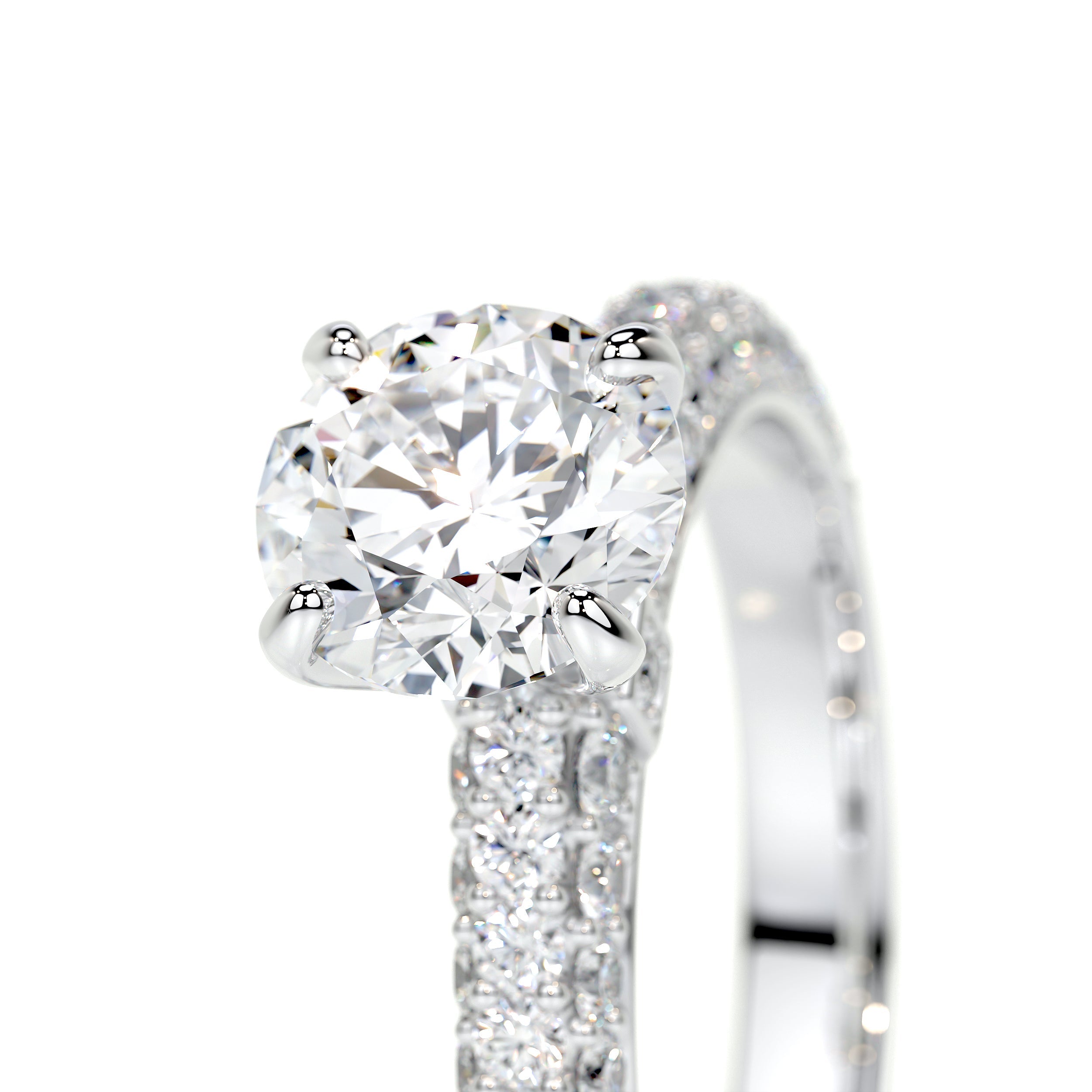 Lillian Lab Grown Diamond Ring -14K White Gold (RTS)