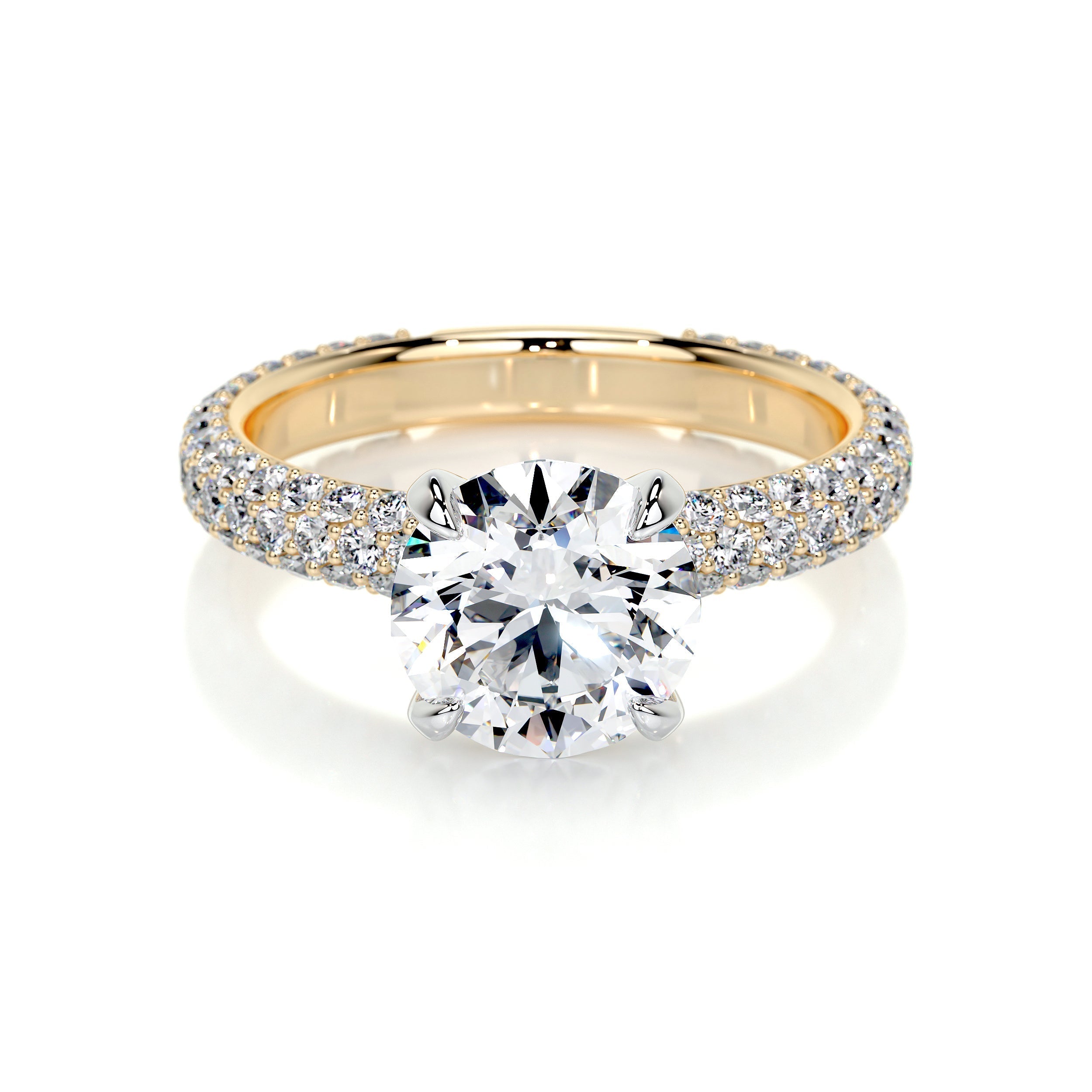 Charlotte Lab Grown Diamond Ring -18K Yellow Gold (RTS)